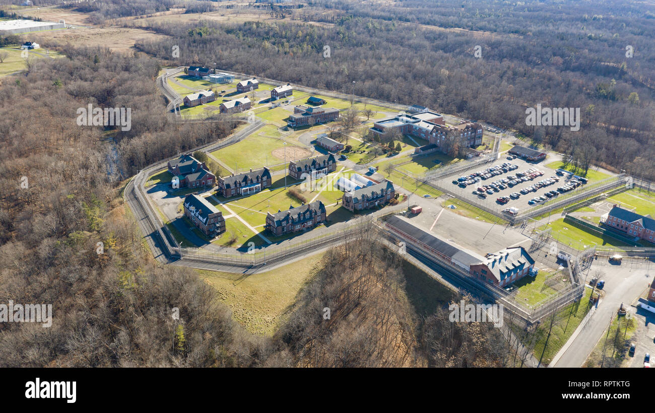 Hudson correzionali Facility, Hudson, NY, STATI UNITI D'AMERICA Foto Stock