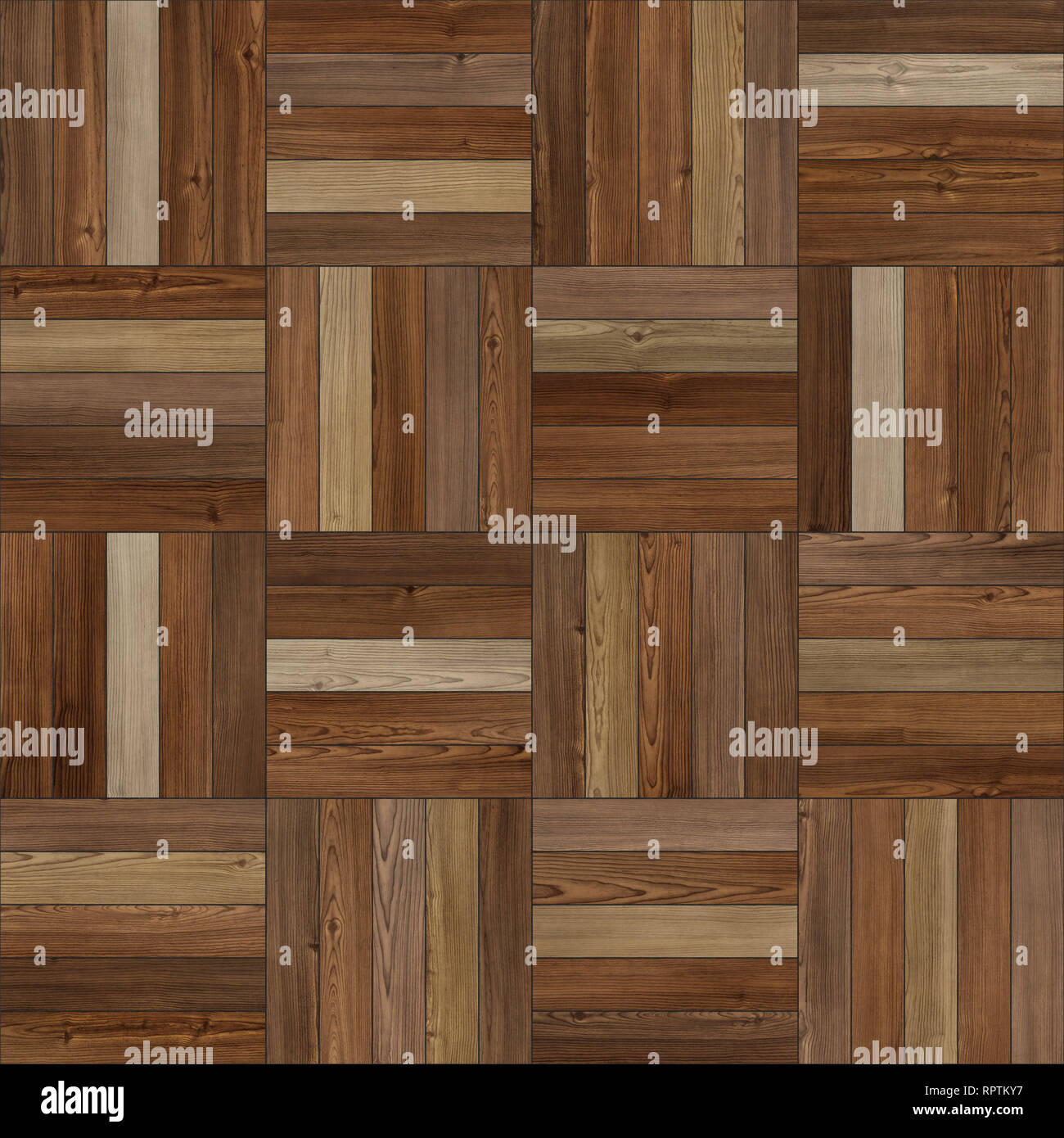 Seamless legno parquet texture (cestello marrone) Foto Stock