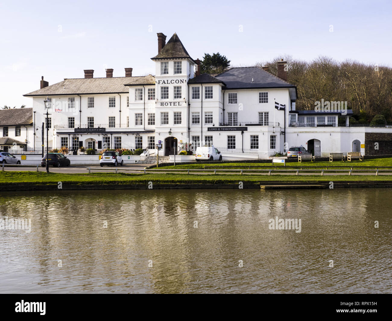 Il Falcon Hotel, Bude, Cornwall, Regno Unito Foto Stock