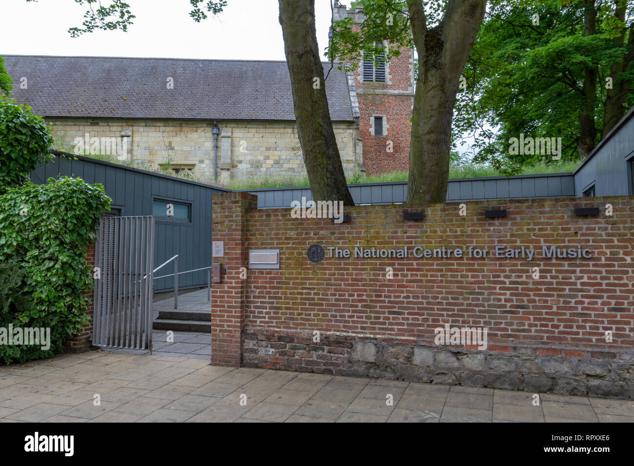 Il Centro Nazionale per la musica antica (NCEM), St Margarets Chiesa, Percy's Lane, città di York, UK. Foto Stock