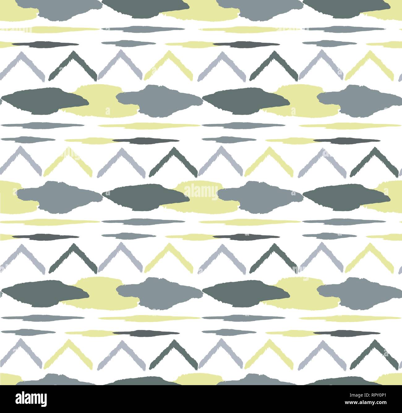 Abstract etnica pattern seamless sfondo stile tribale Illustrazione Vettoriale