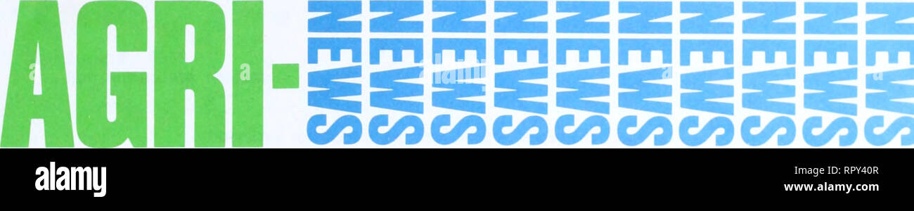 . Agri-news. L'agricoltura. Un Canadese 1 giu 9 1989 giugno 5, 1989 per il rilascio immediato di questa settimana di formazione ai coltivatori di avena associazione meeting obiettivo 1 terzo Derby vincitore powered by Alberta avena 3 il reddito agricolo proiettato a scendere a 1987 livelli 4 Harbison salutò con carne di maiale Industry award 6 Predator danni clinica di controllo 27 Giugno 7 Alberta 4-H delegato passa al Regno Unito 8 agricola conferenza computer guadagna reputazione nazionale 10 mutandine 12 Prossimi eventi agricoli 14 /dlberra agricoltura Information Services Division. Si prega di notare che queste immagini vengono estratte dalla pagina sottoposta a scansione le immagini che potrebbero hav Foto Stock