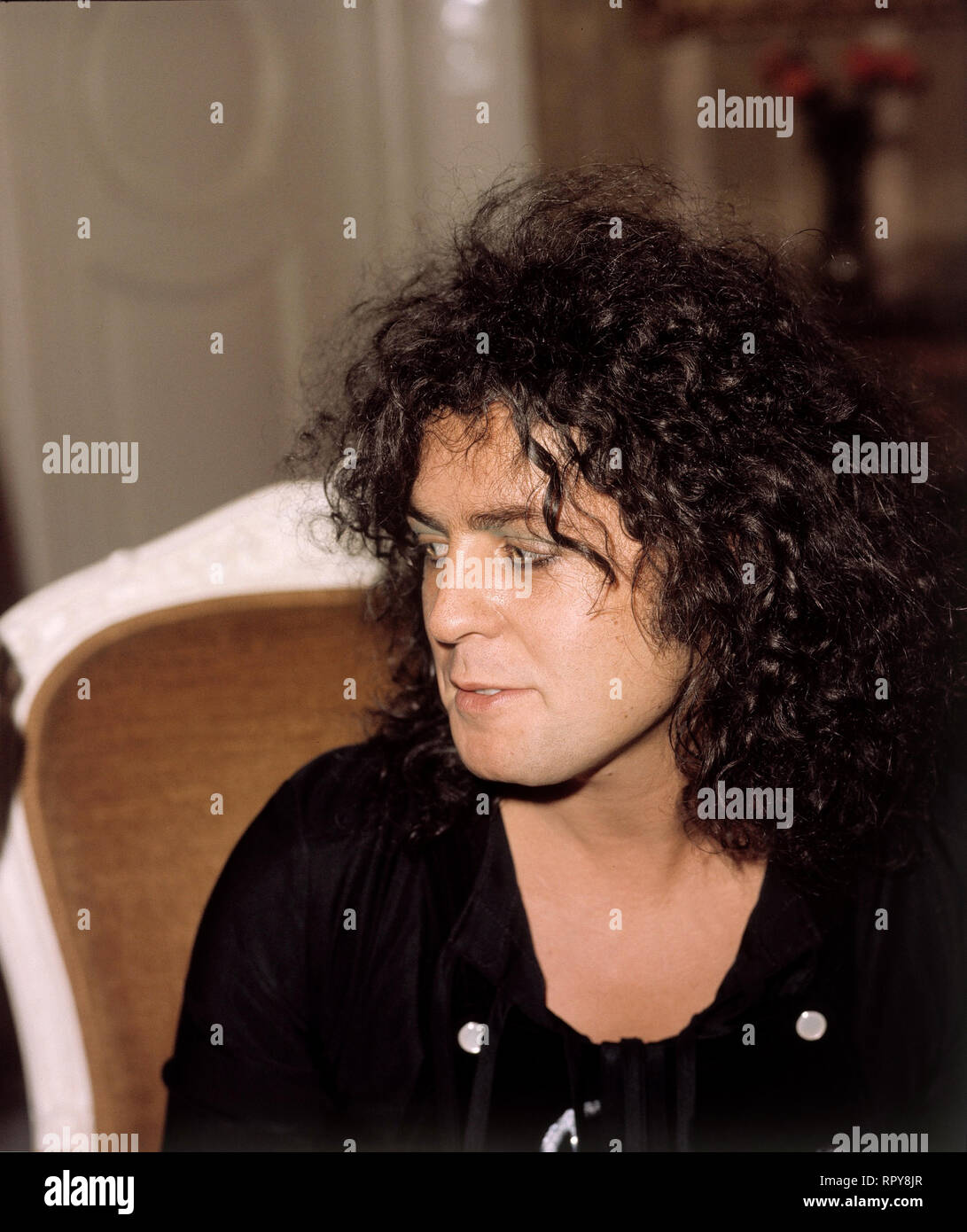 Der legendäre Leadsänger der Band 'T Rex', MARC BOLAN / Überschrift: MARC BOLAN Foto Stock
