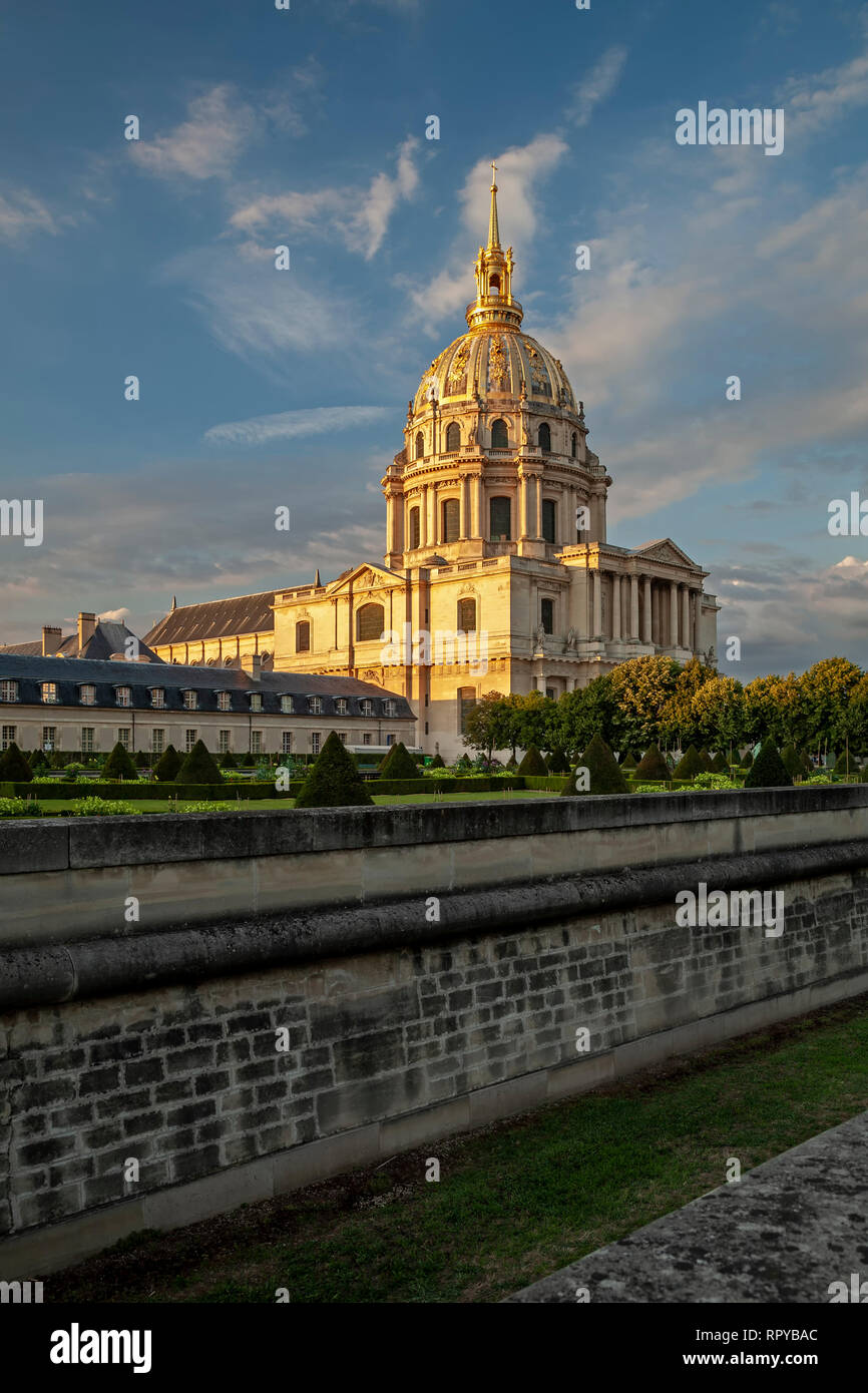 Chiesa Dome, Hotel des Invalides, Parigi, Francia Foto Stock