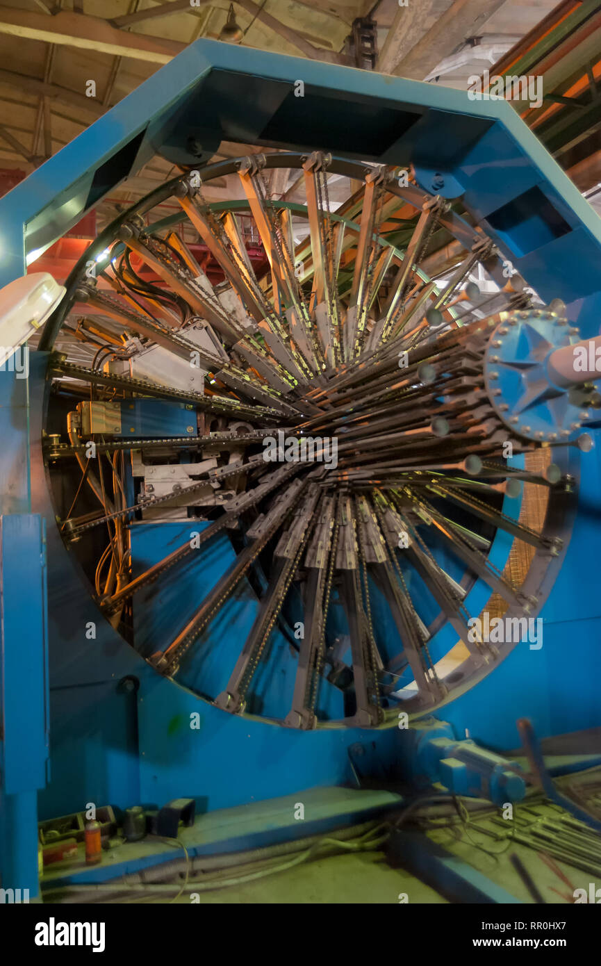 Sulla pianta di prodotti ferroconcrete Foto Stock