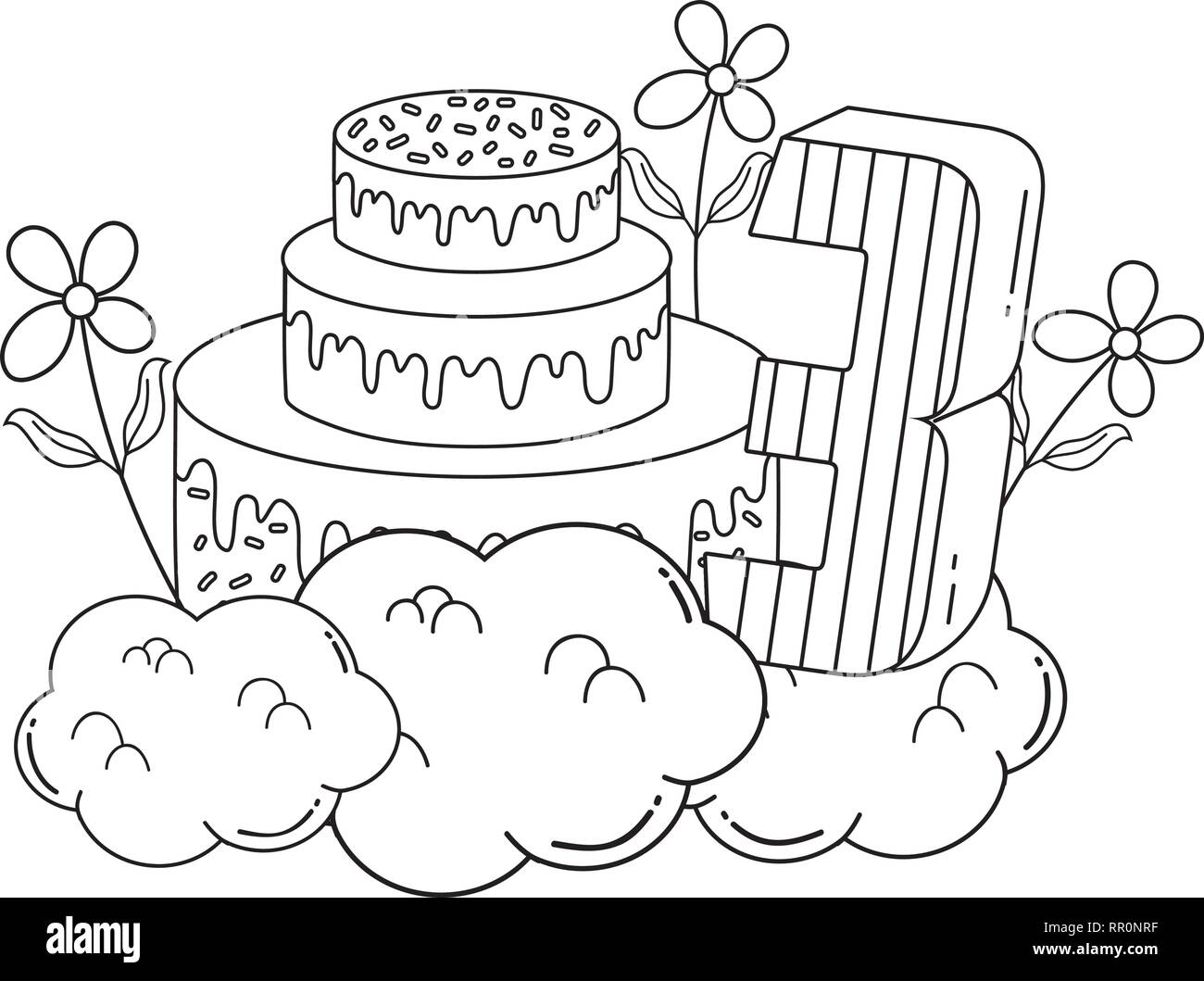 Fiori per la festa di compleanno Foto e Immagini Stock in Bianco e Nero - Pagina 3 - Alamy