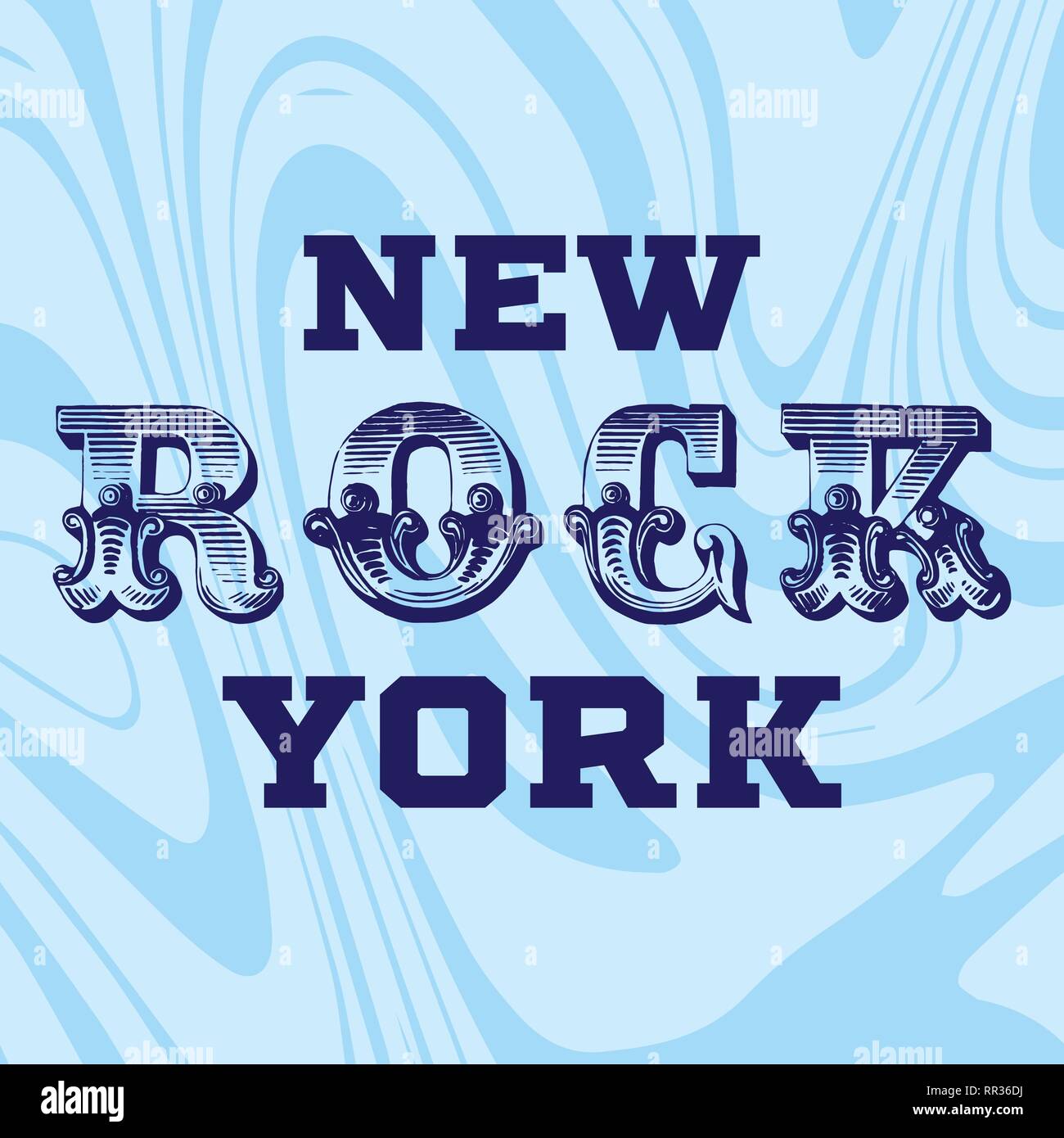 Slogan tipografiche, tee shirt grafica, vettori, musica rock awesome Illustrazione Vettoriale