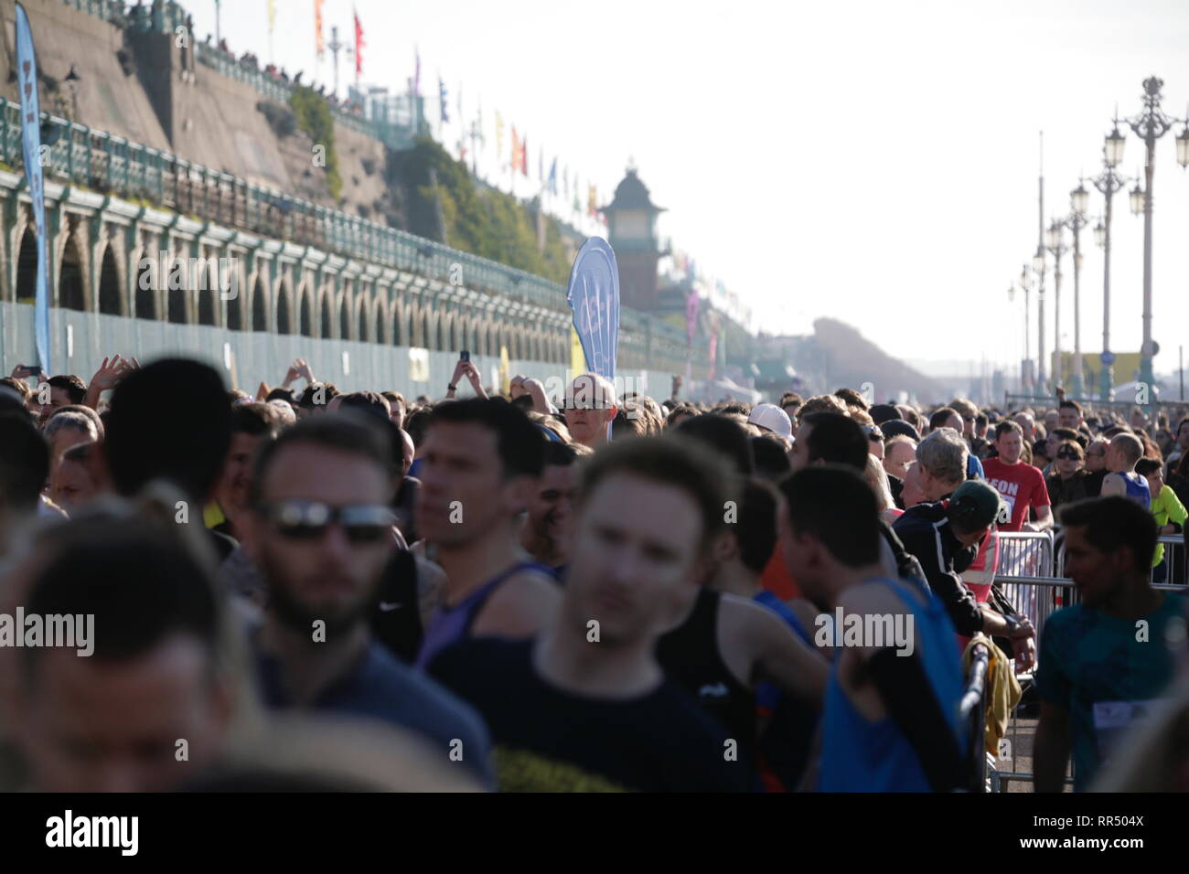 Brighton Mezza Maratona 2019 UK East Sussex Foto Stock