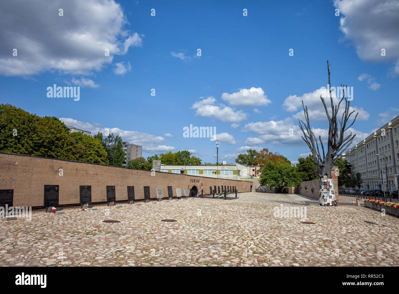La Polonia, la città di Varsavia, Museo della prigione di Pawiak, filiale del Museo di indipendenza di Varsavia. Foto Stock
