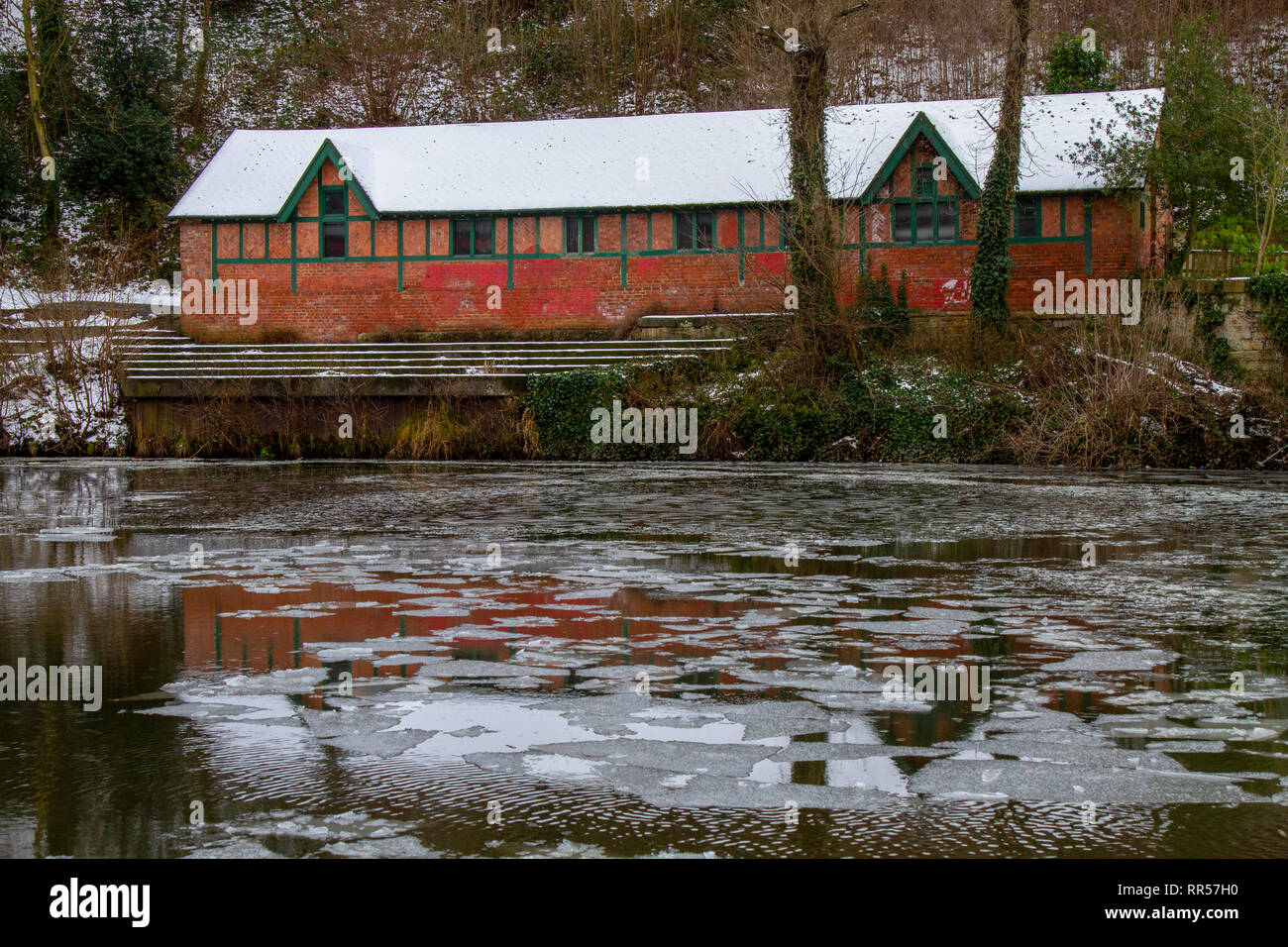 Frozen River usura Foto Stock