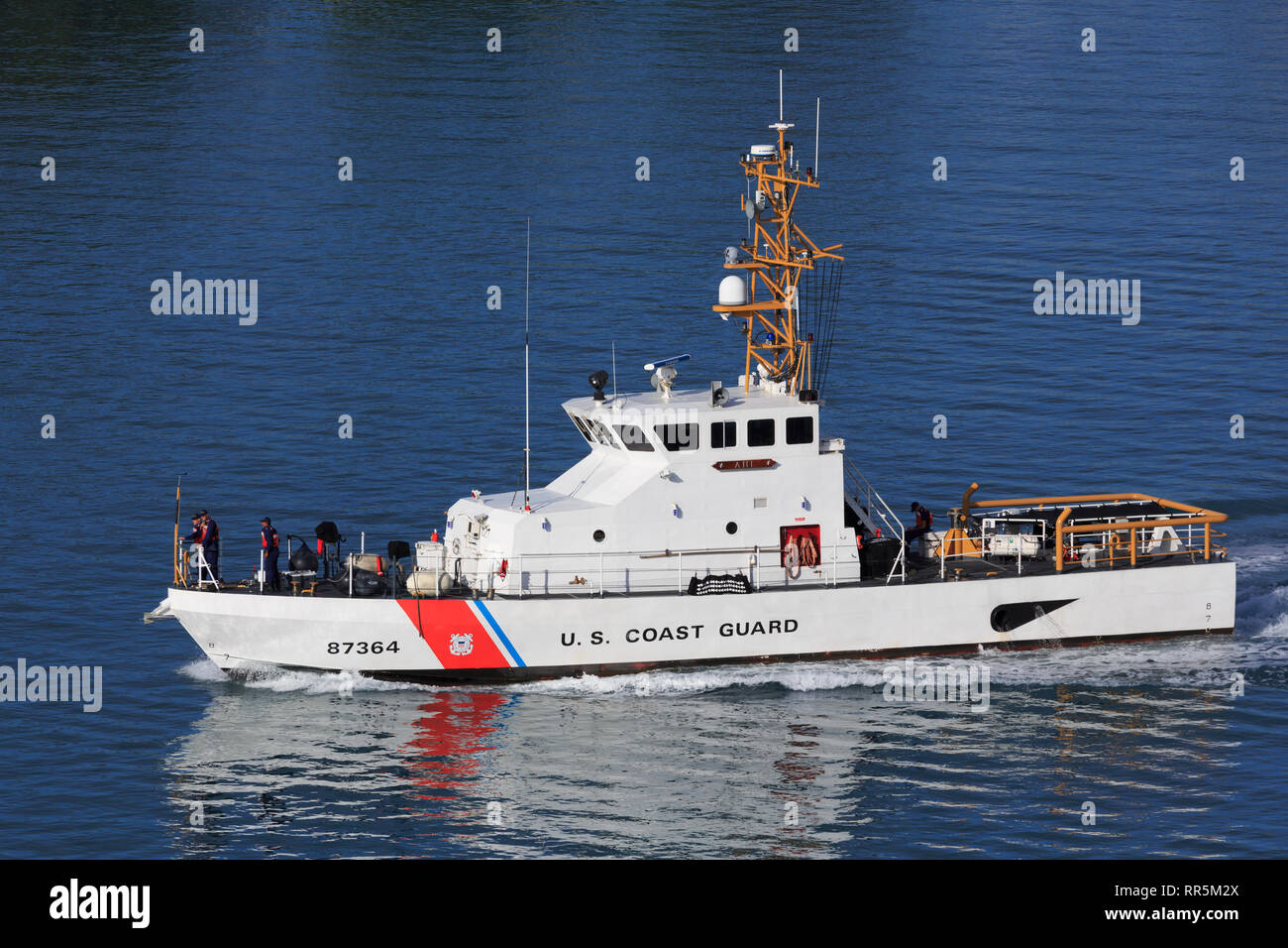 Guardacoste, città di Honolulu e Oahu Island, Hawaii, STATI UNITI D'AMERICA Foto Stock