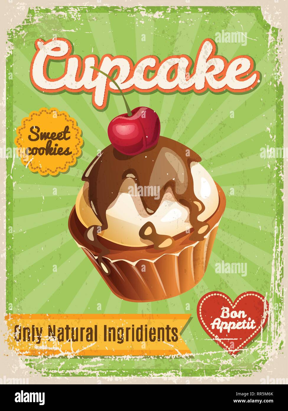 Cupcake cafe poster immagini e fotografie stock ad alta risoluzione - Alamy