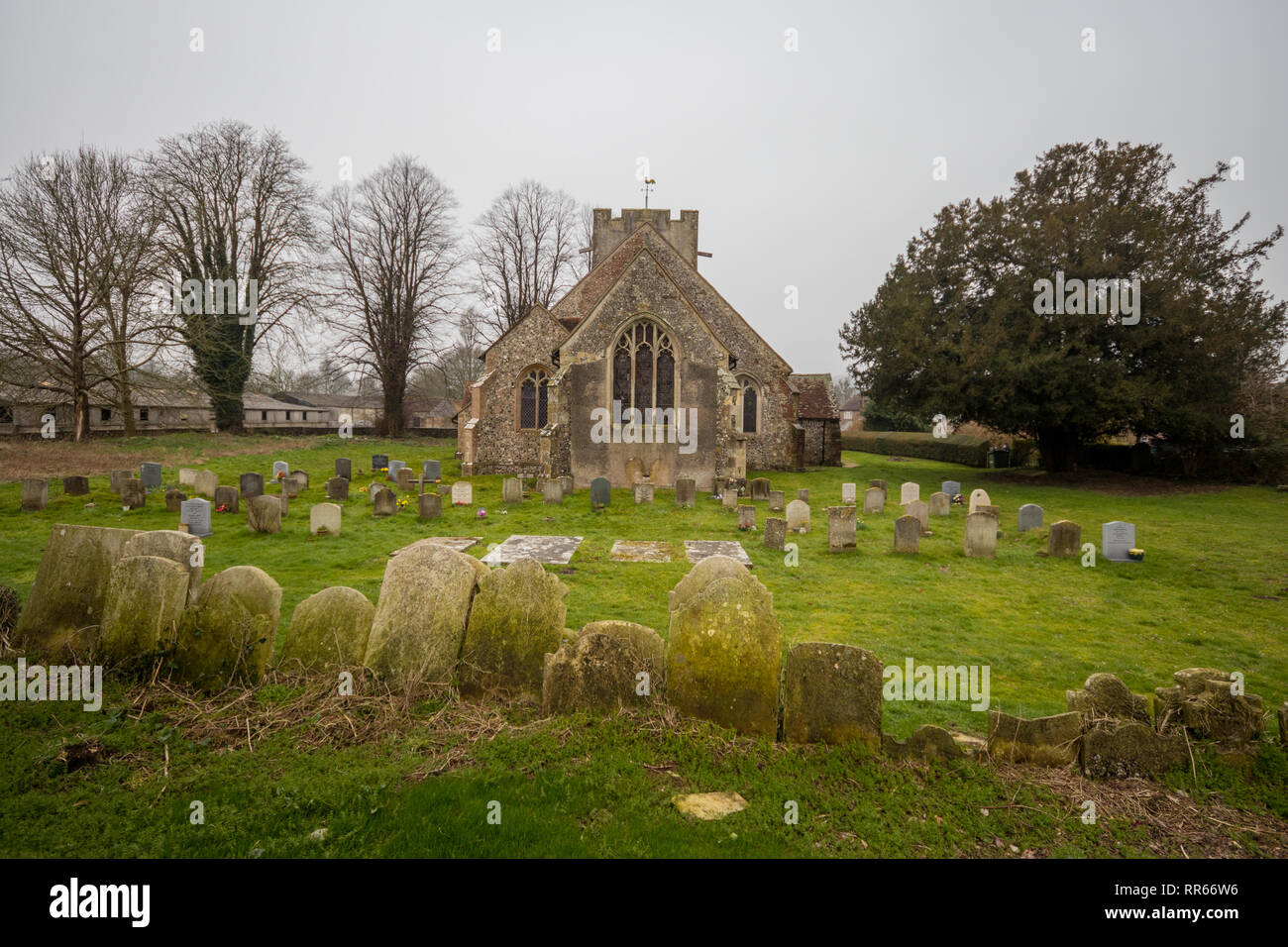 La Beata Vergine Maria la Chiesa, Singleton, West Sussex, Regno Unito Foto Stock