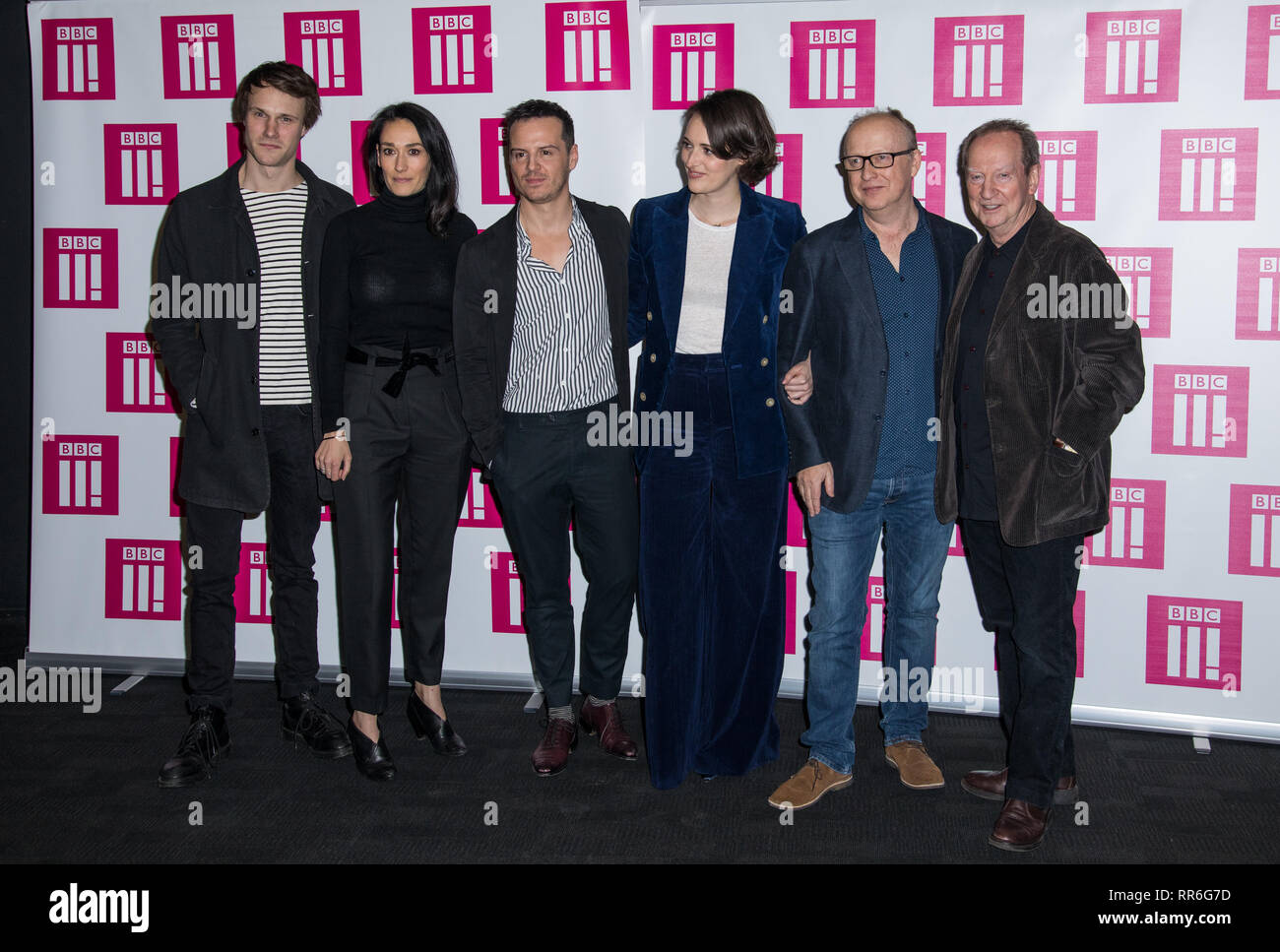 Cast e creater frequentare lo screening di anteprima per celebrare la seconda serie della BBC 3 commedia con: Hugh Skinner, Sian Clifford, Andrew Scott, Fiona Shaw, Harry Bradbeer, Bill Paterson dove: Londra, Regno Unito quando: 24 Gen 2019 Credit: Phil Lewis/WENN.com Foto Stock