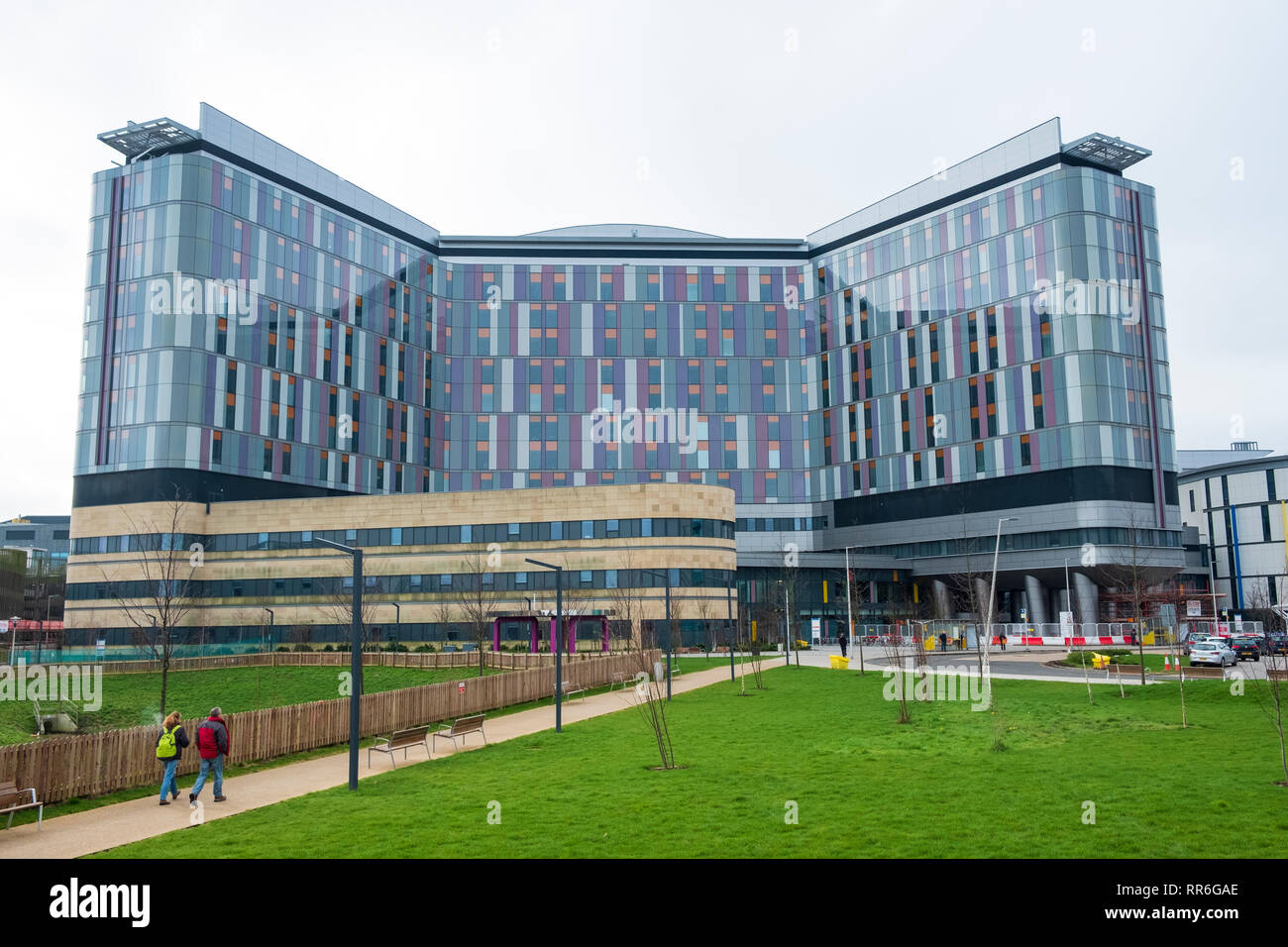 Queen Elizabeth University Hospital di Glasgow, Scotland, Regno Unito Foto Stock
