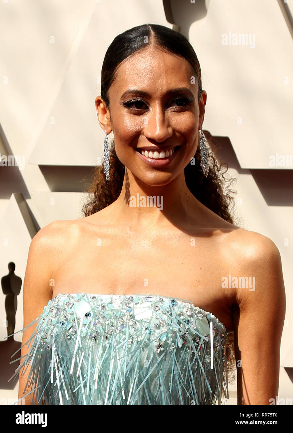 Hollywood, California, USA. 24 Febbraio, 2019. Hollywood, California, USA. Il 25 febbraio, 2019. 24 Febbraio 2019 - Hollywood, California - Elaine Welteroth. 91annuale di Academy Awards presentato dall'Accademia delle Arti e delle scienze cinematografiche tenutosi a Hollywood & Highland Center. Photo credit: AdMedia Credito: AdMedia/ZUMA filo/Alamy Live News Foto Stock