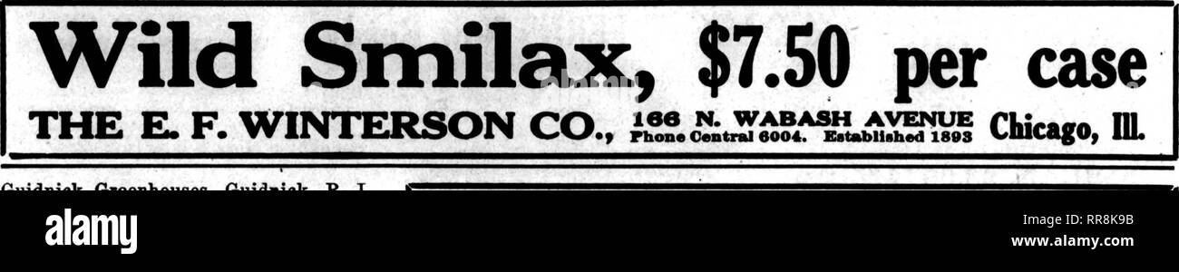 . Fioristi' review [microformati]. Floricoltura. Alimentazione PIENA DI FIORI RECISI A TUTTI TDBS. nCIDGAN COT FLOWER EXCHANGE, V^ Randolph St,Detroit,|i|klL. Guidnick serre, Guidnick, B. I., stanno facendo la stessa cosa, e M. Ernest Moore, notare la lattuga e il cetriolo Hpecialist, di Arlington, utilizzeranno olio per intero il suo 150.000 piedi di vetro, a partire da questo autunno. Egli ha usato l'olio in modo redditizio per due anni per la metà del suo impianto. Molti altri importanti produttori locali sono seriamente considerando di chang- ing oltre ad olio. L'orticoltura Club di Boston vi darà una cena in omaggio al Parker House, Settemb Foto Stock