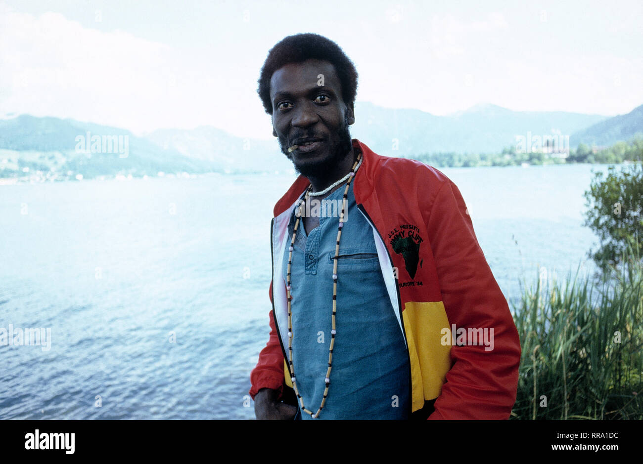 Reggae-Sänger Jimmy Cliff, 80er Jahre. / Ritratto, Musik, Sänger, Reggae, 80er / Überschrift: JIMMY CLIFF Foto Stock