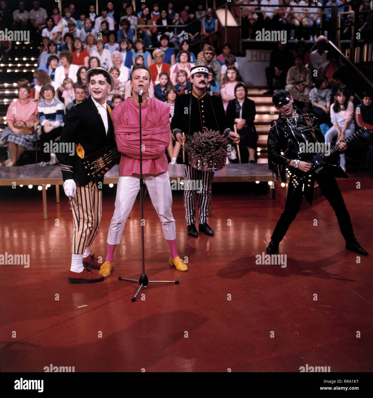 HUBERT KAH, Musikgruppe, Neue Deutsche Welle, 1982. / Musik, Gruppe, Neue Deutsche Welle, 80er / , Jugendkultur, 1980er / Überschrift: HUBERT KAH Foto Stock