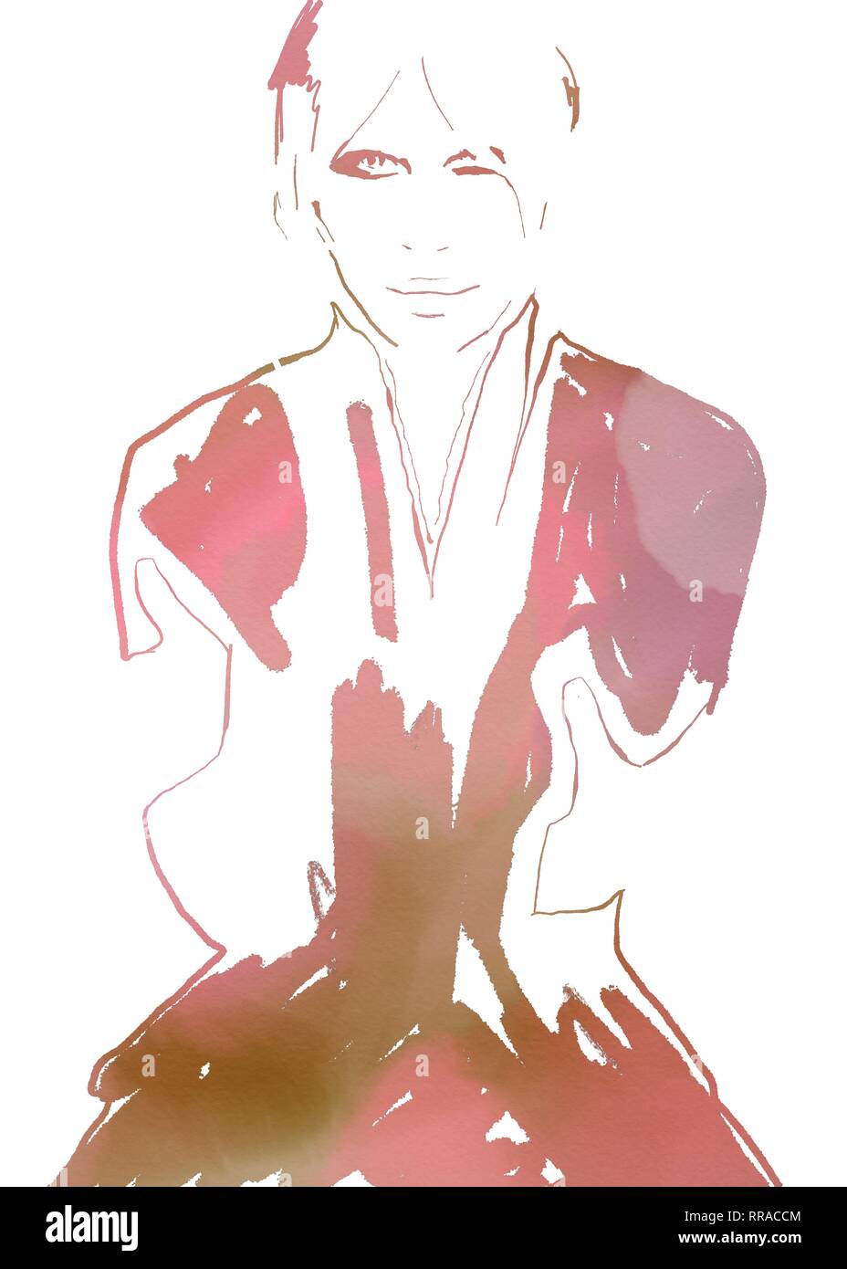 Dontella Versace pittura Foto Stock