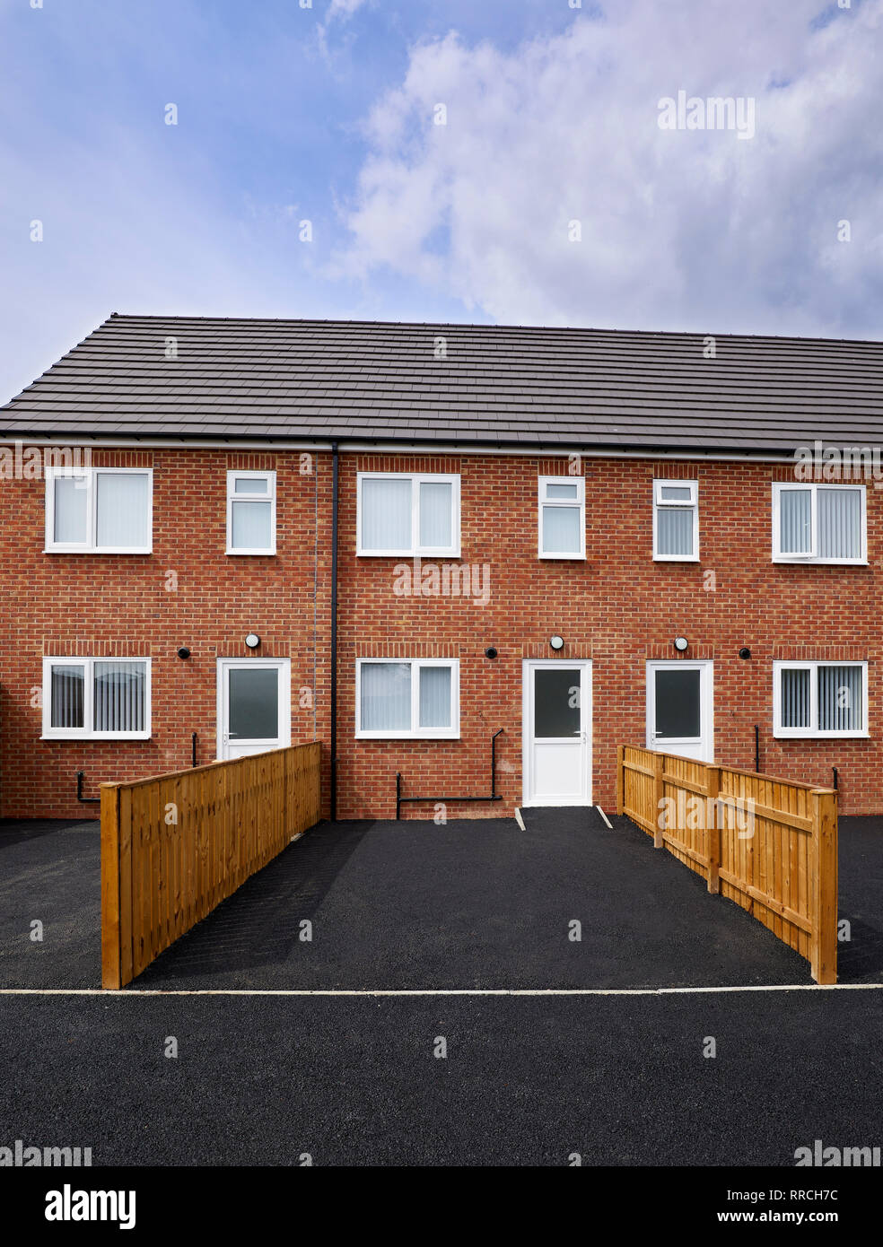 Nuova costruzione di case Foto Stock