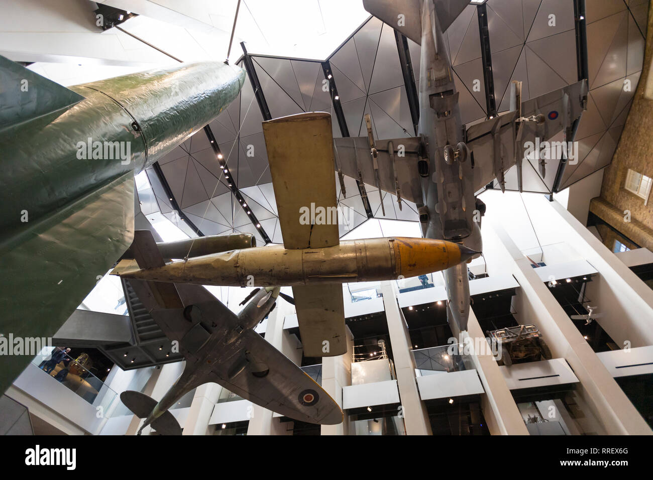 Imperial War museum sala d'ingresso, london, Regno Unito Foto Stock