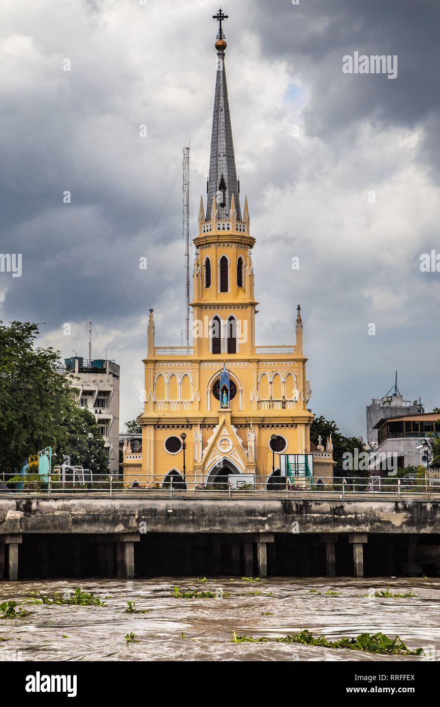 Santo Rosario Chiesa di Bangkok, Tailandia. Foto Stock