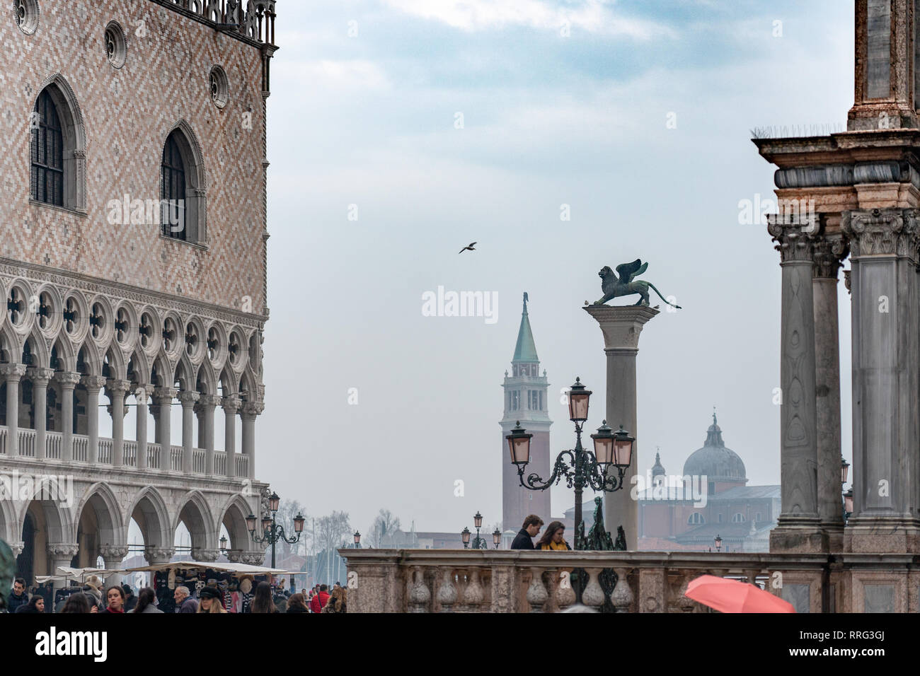 Viste generali di Venezia. Da una serie di foto di viaggio in Italia. Foto Data: Domenica, 10 febbraio 2019. Foto: Roger Garfield/Alamy Foto Stock