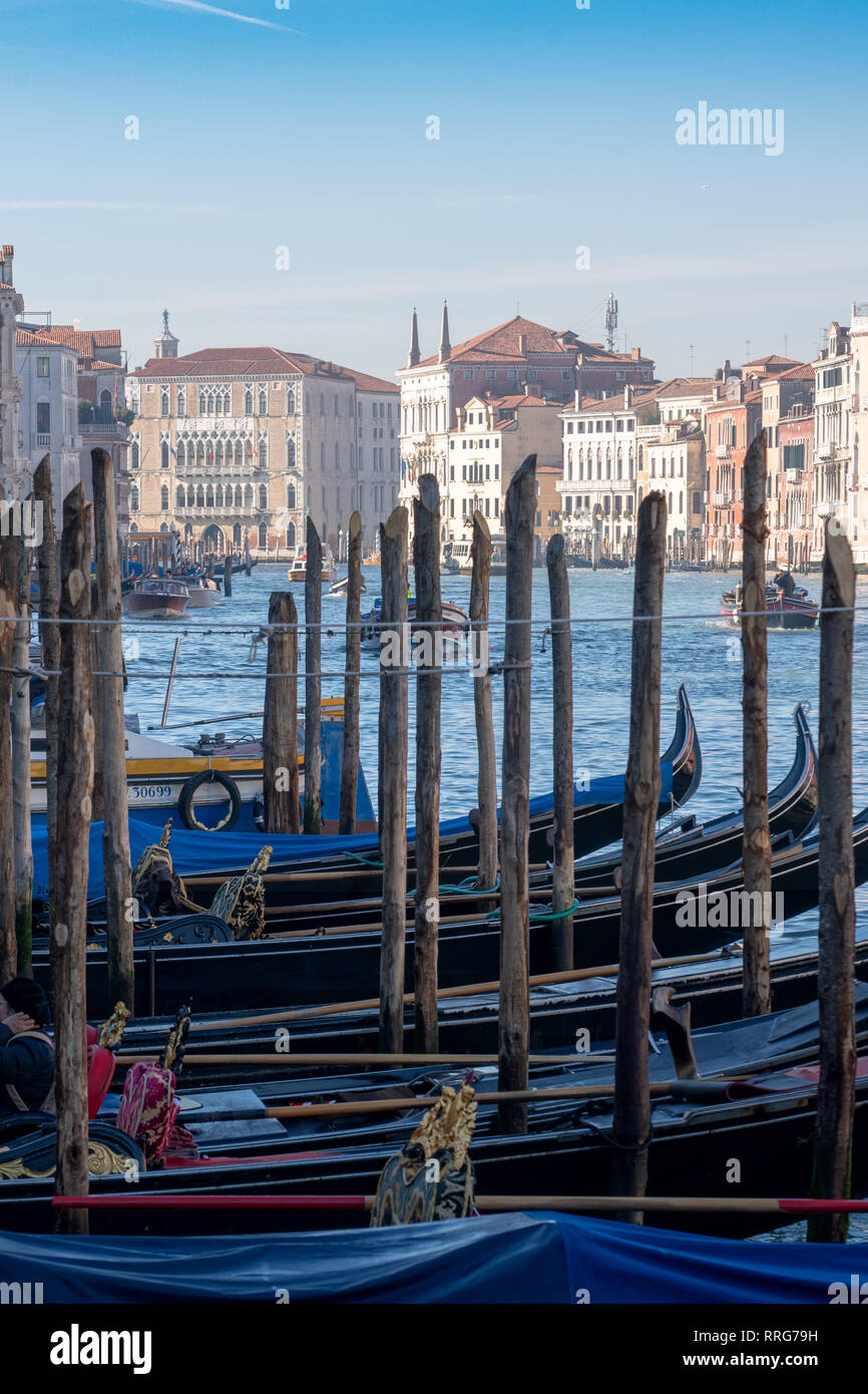 Viste generali di Venezia. Da una serie di foto di viaggio in Italia. Foto Data: martedì 12 febbraio, 2019. Foto: Roger Garfield/Alamy Foto Stock