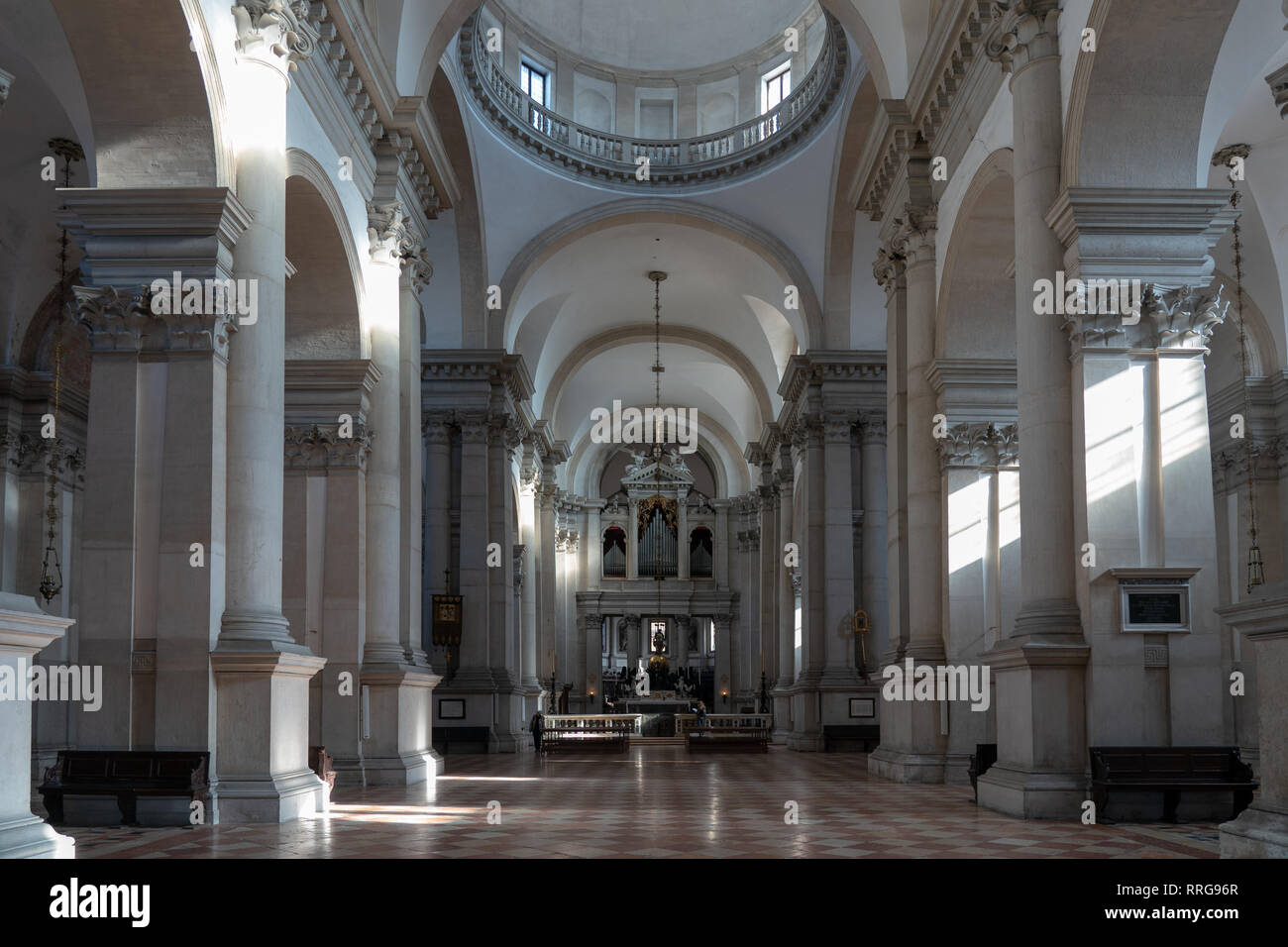 La Chiesa del Santissimo Redentore di Venezia. Da una serie di foto di viaggio in Italia. Foto Data: Domenica, 10 febbraio 2019. Foto: Roger Garfiel Foto Stock