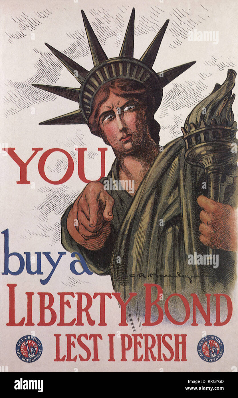 Si acquista un legame Liberty perché non muoia. Foto Stock