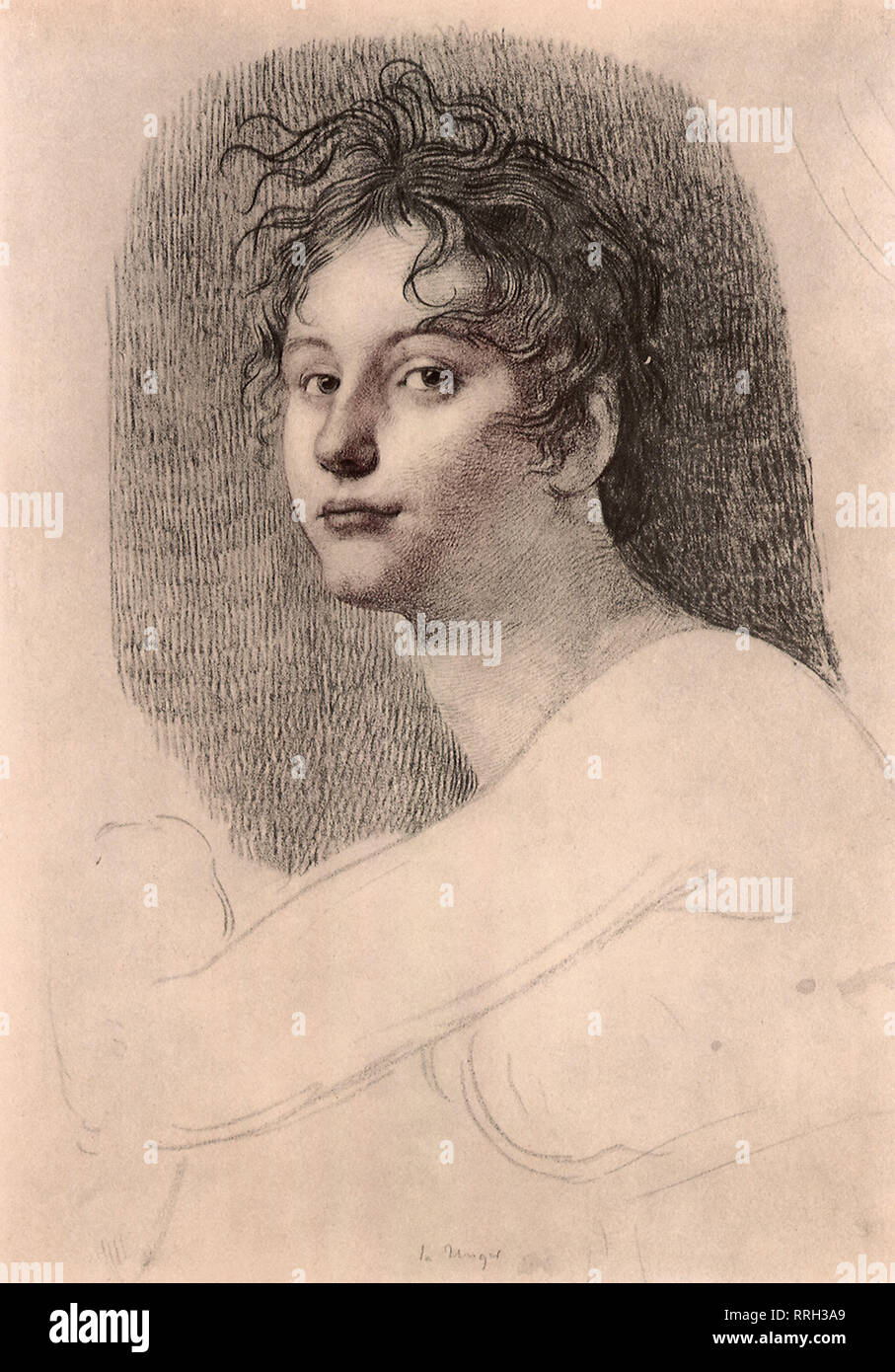 Ritratto dell'attrice Unger. Foto Stock