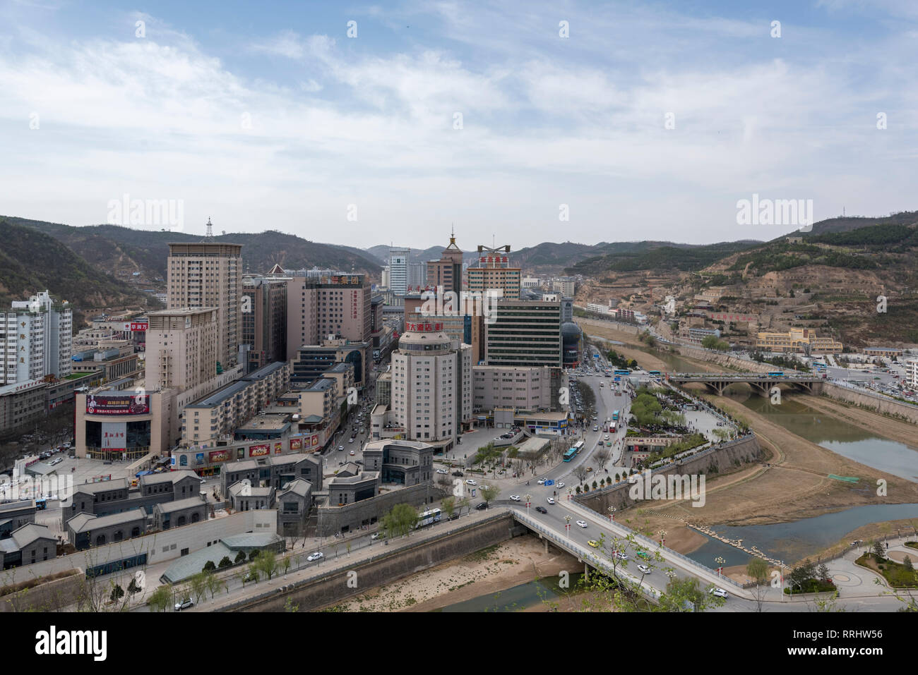 Yan'an, Provincia di Shaanxi, Cina e Asia Foto Stock