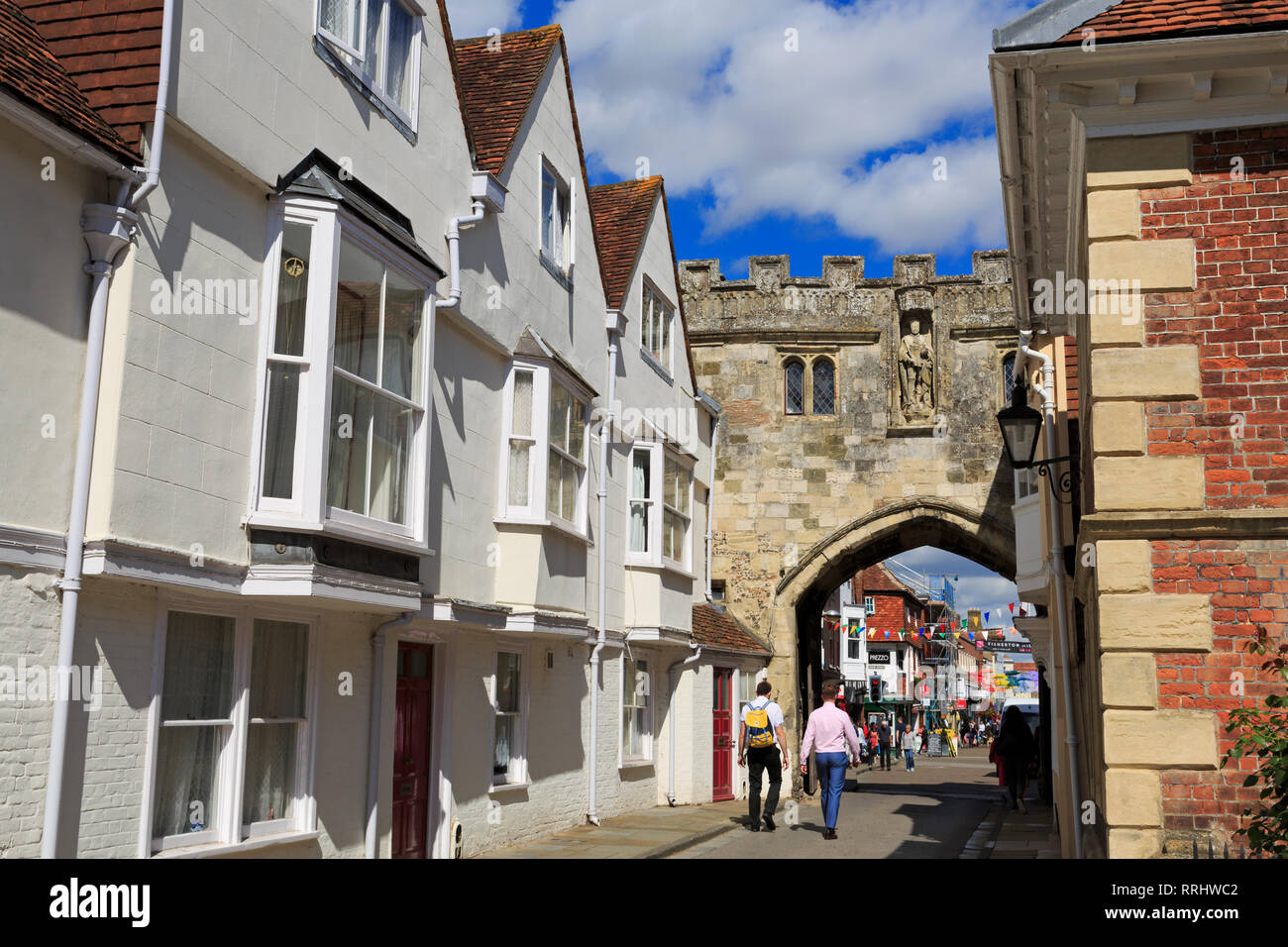 La porta nord, Salisbury, Wiltshire, Inghilterra, Regno Unito, Europa Foto Stock