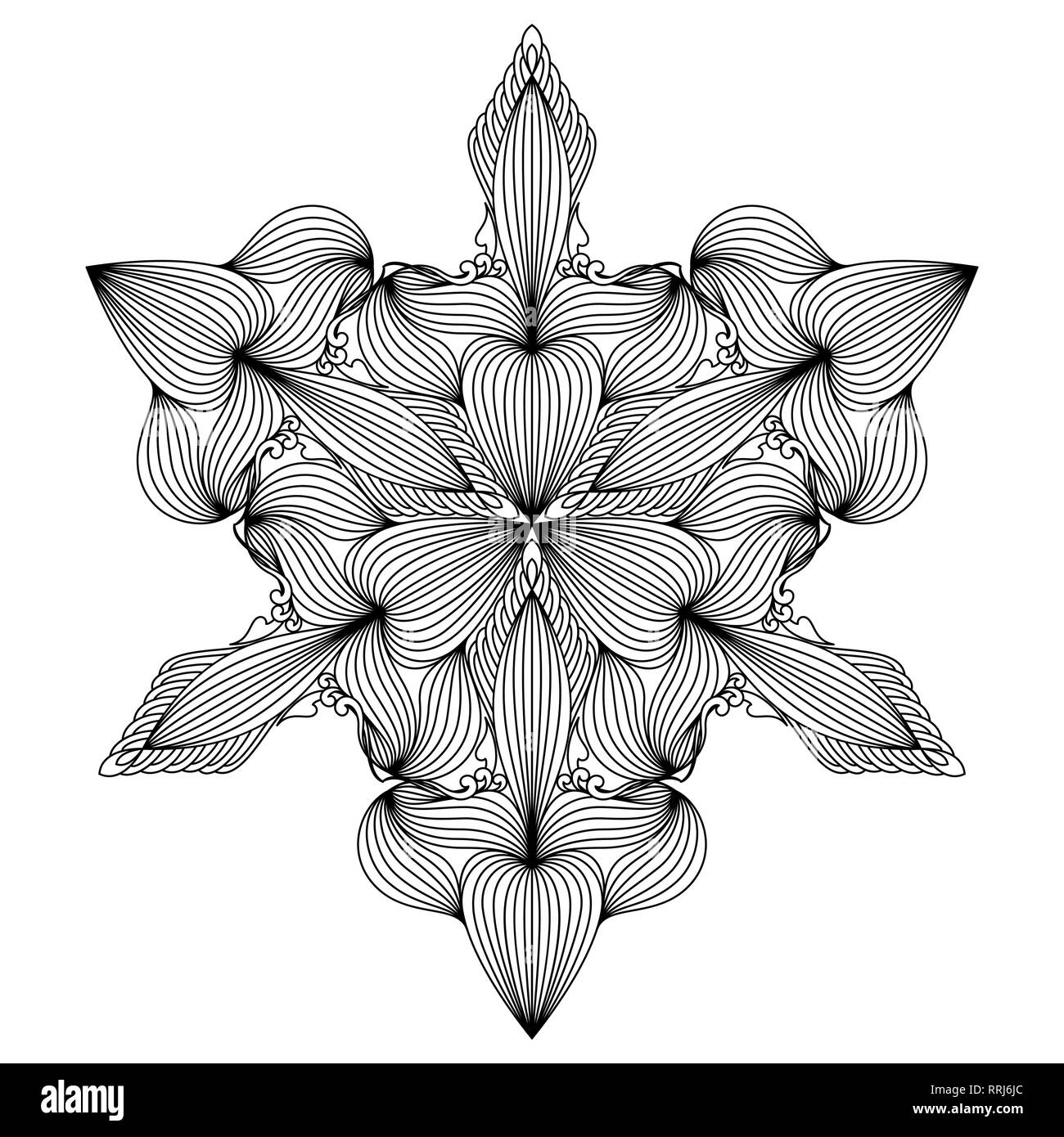 Linea bianca abstract Illustrazione Vettoriale