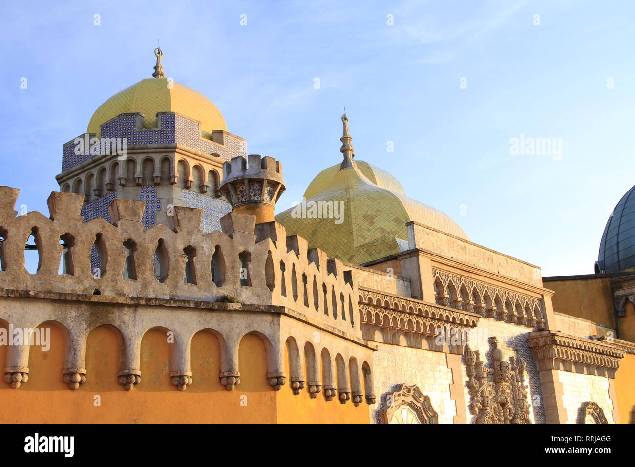 Pena Palace, Sintra Portogallo, Europa Foto Stock