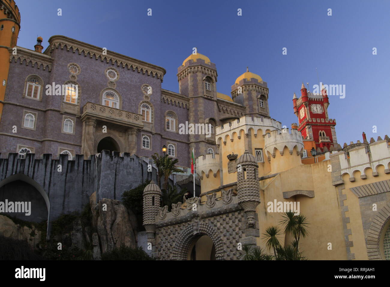 Pena Palace, Sintra Portogallo, Europa Foto Stock
