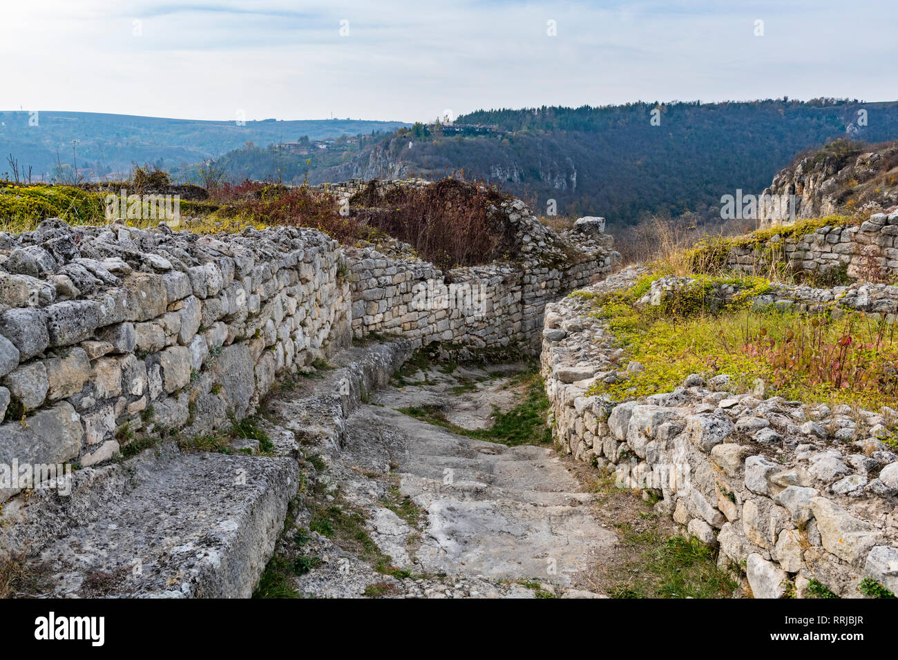 La roccaforte di Cherven, Rousse, in Bulgaria, in Europa Foto Stock