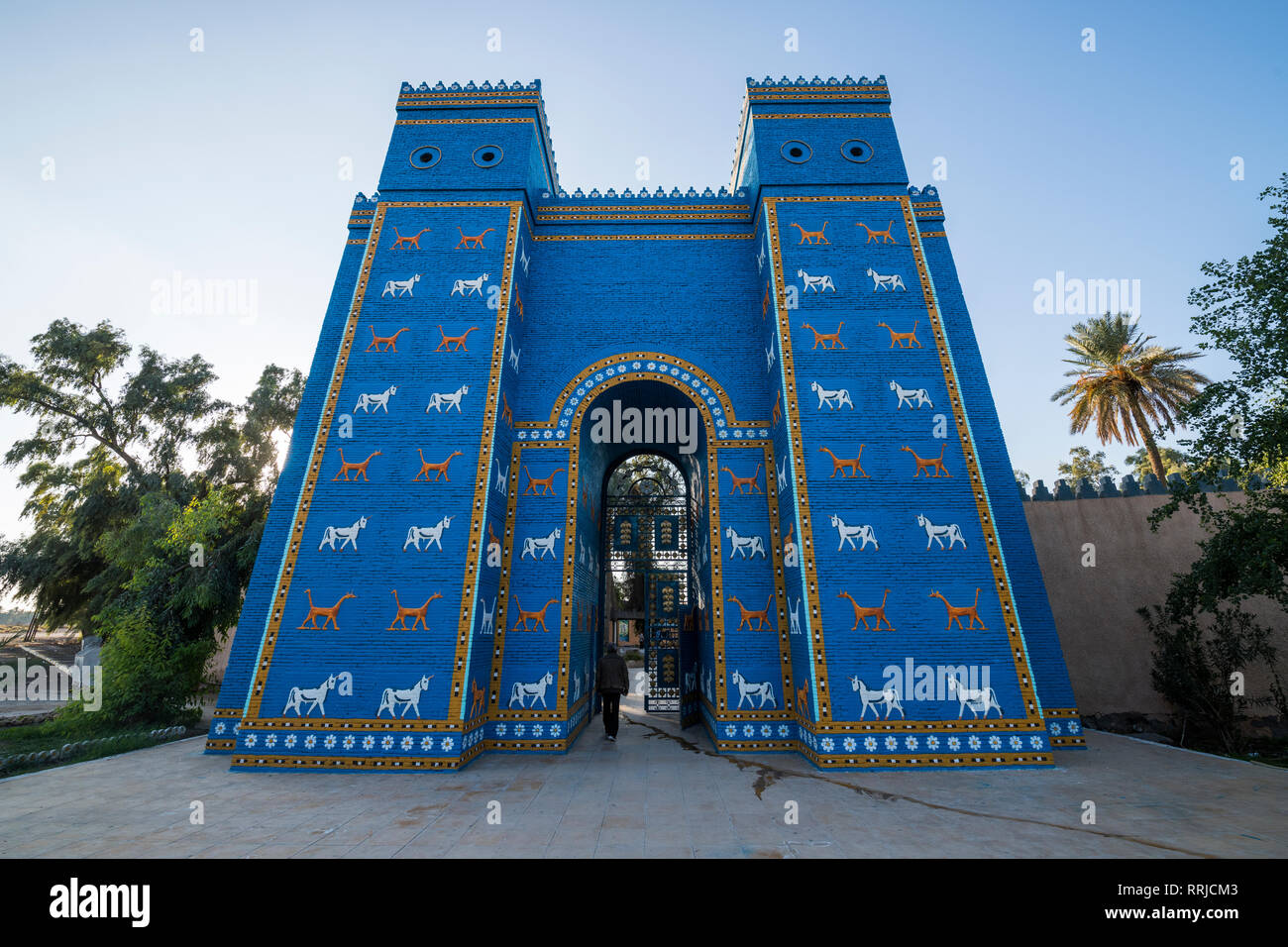 Porta ishtar di babilonia immagini e fotografie stock ad alta