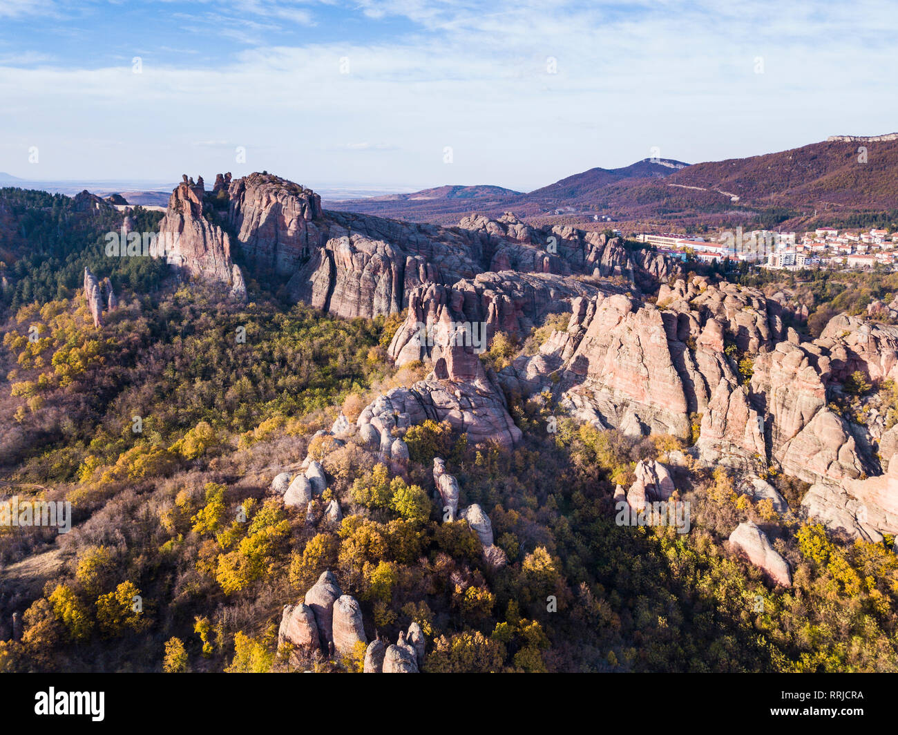Antenna di Belogradchik fortezza, Belogradchik, Bulgaria, Europa Foto Stock