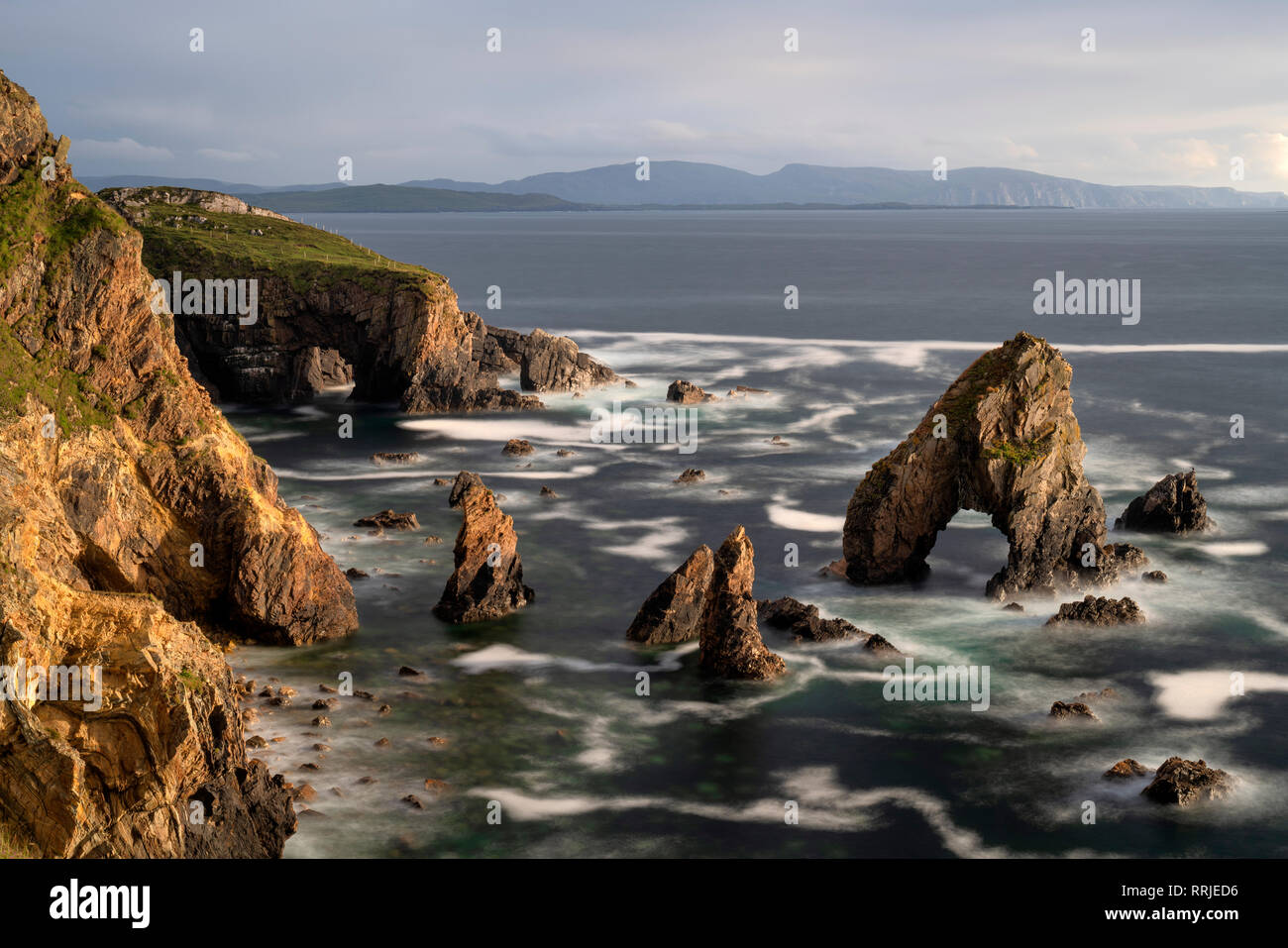 Testa Crohy, County Donegal, Ulster, Repubblica di Irlanda, Europa Foto Stock