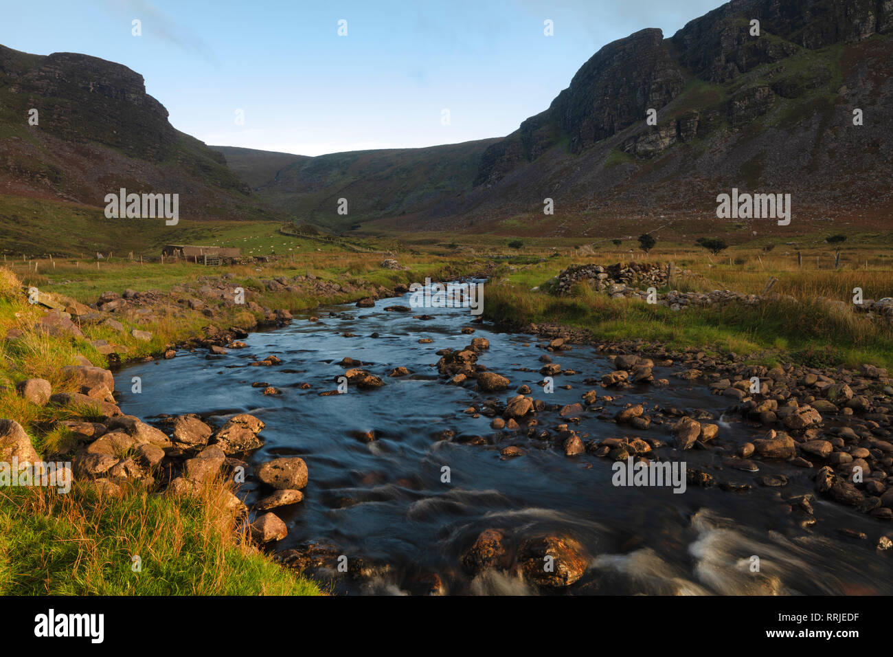 Valle Anascaul, nella contea di Kerry, Munster, Repubblica di Irlanda, Europa Foto Stock