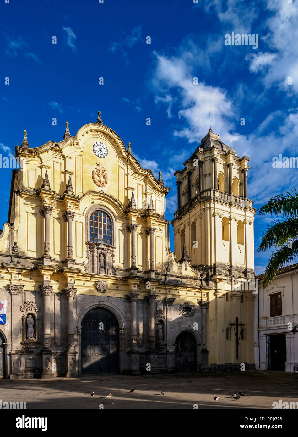 La Chiesa di San Francisco, Popayan, Cauca Department, Colombia, Sud America Foto Stock