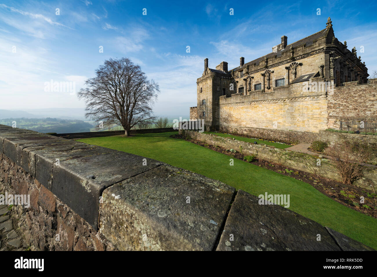 Il Castello di Stirling in Stirling , Scozia, Regno Unito Foto Stock