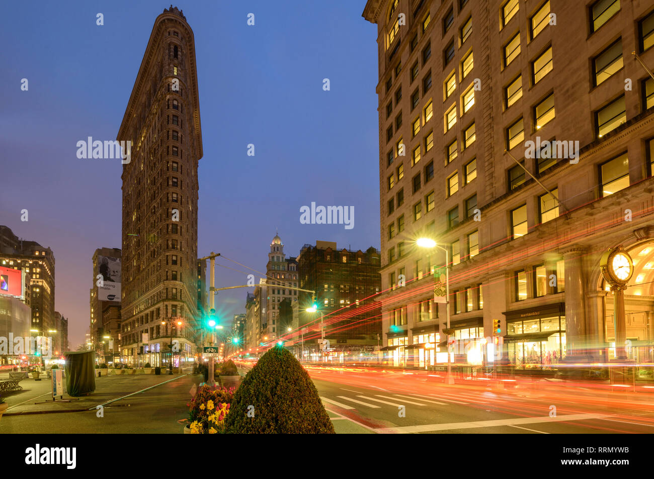 Stati Uniti d'America, American, New York Manhattan ,Flatiron District, Flatiron Building Foto Stock