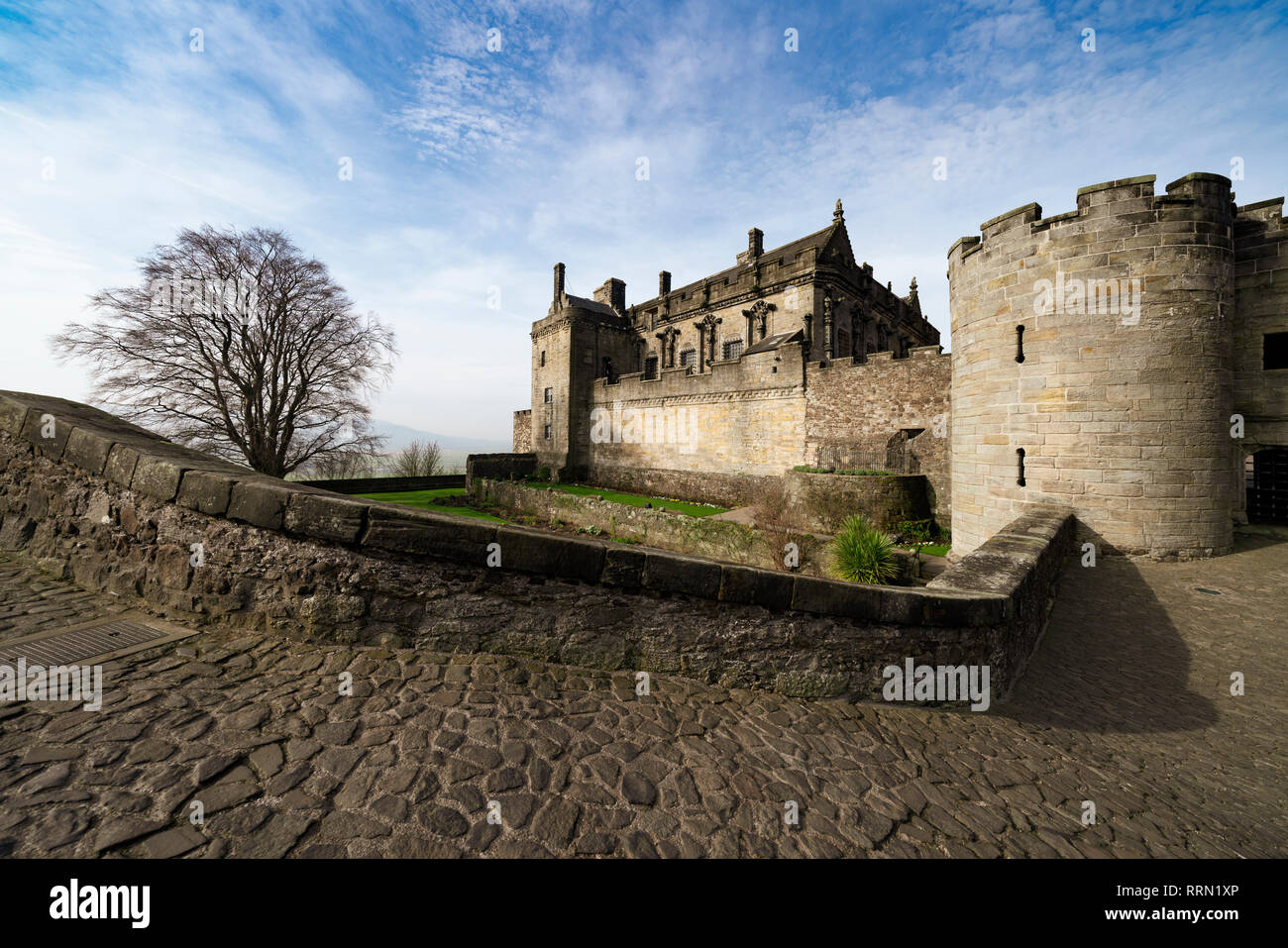 Il Castello di Stirling in Stirling , Scozia, Regno Unito Foto Stock