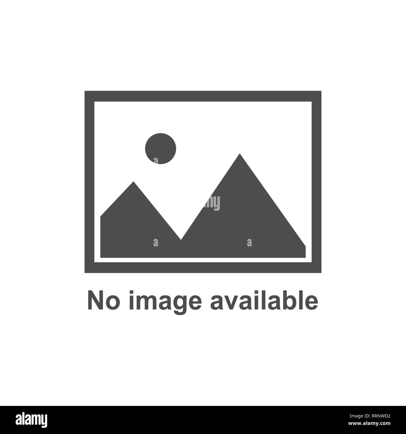 Nessuna immagine disponibile icona. Piatto di vettore Illustrazione Vettoriale