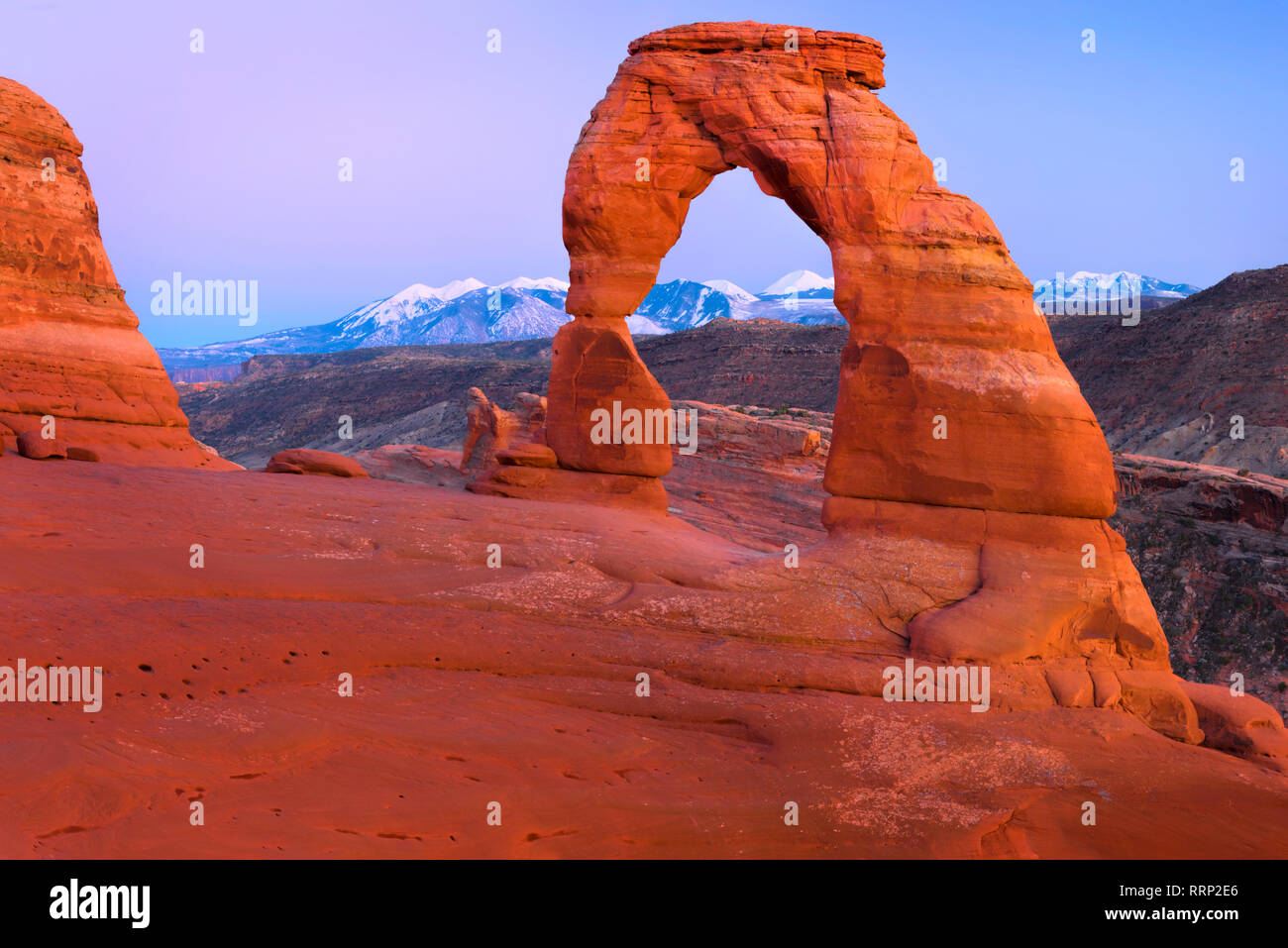 Stati Uniti d'America,Utah,Arches National Park, Delicate Arch, Foto Stock
