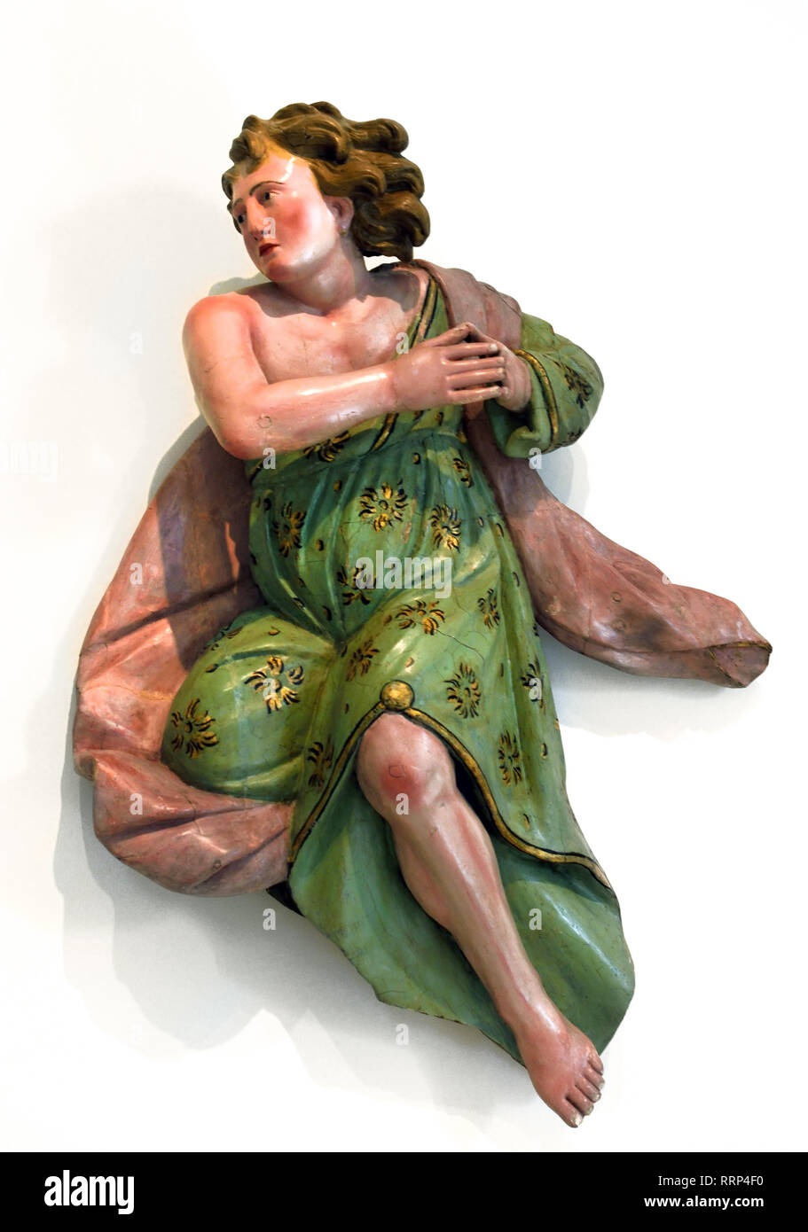 Anonimo Maestro castigliano, angelo che volava 1670-1700 Spagna, Spagnolo. Foto Stock