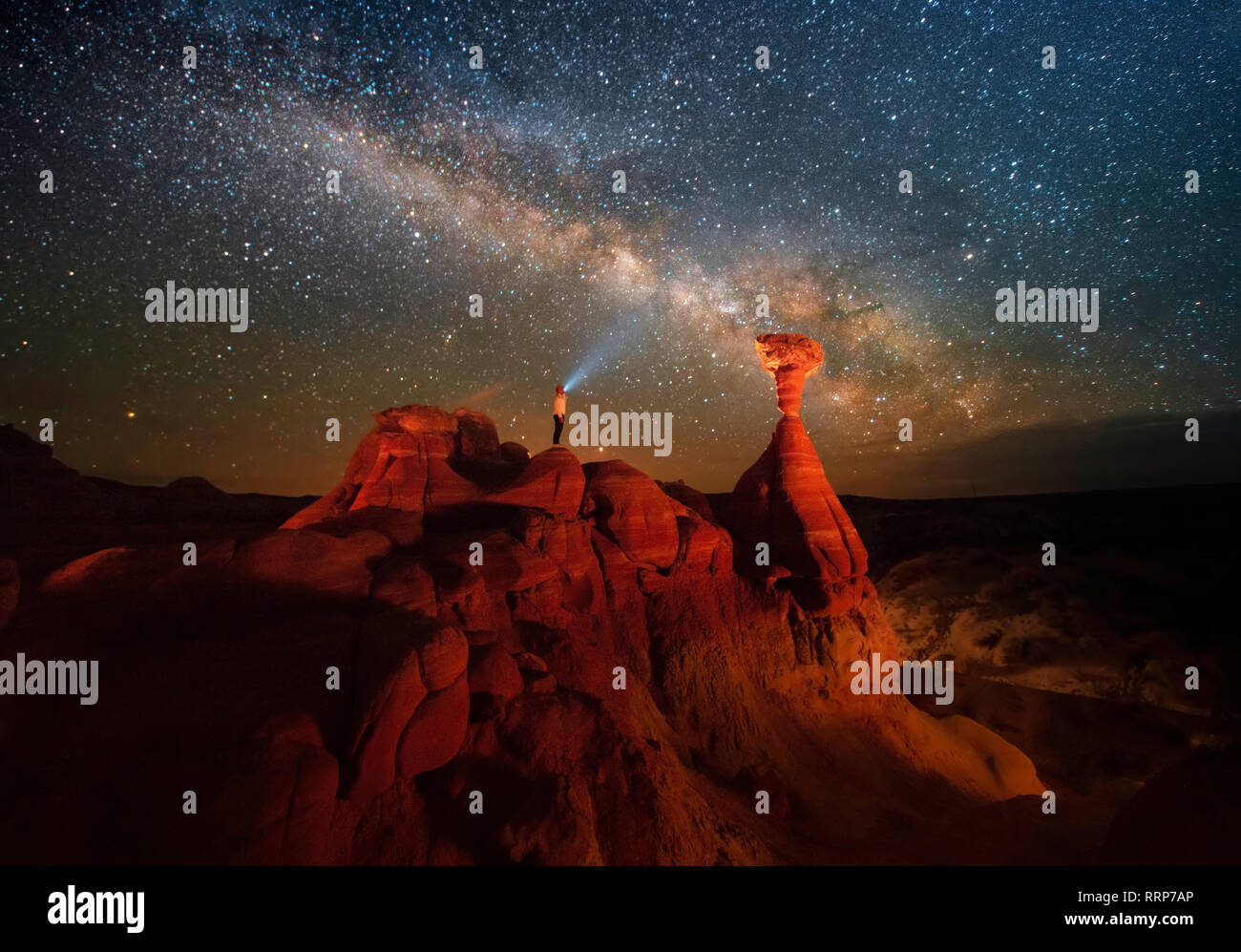 Immagini da Toadstool Hoodoos Trail in grande scala - Escalante National Monument in Utah Foto Stock